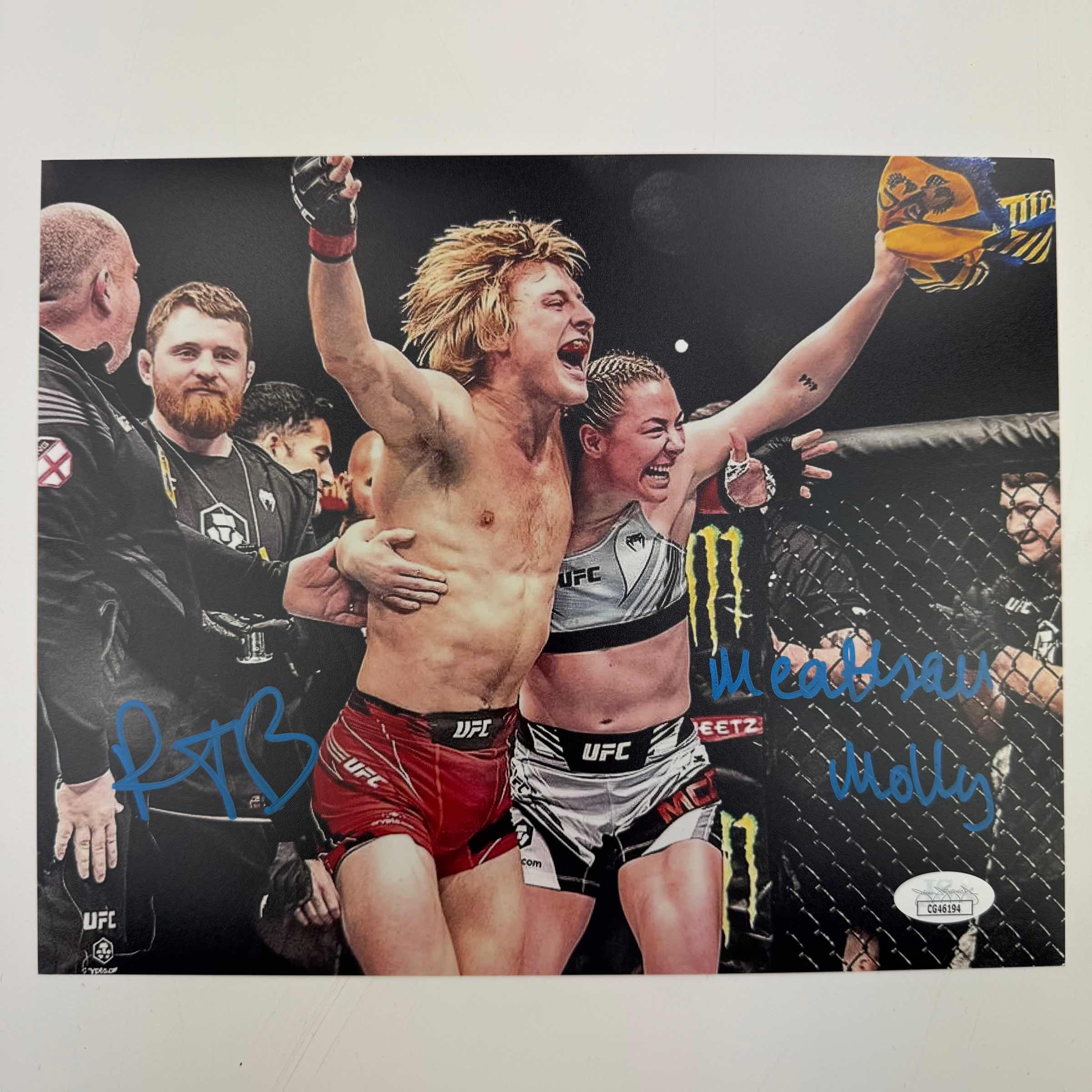 autographed-signed-paddy-pimblett-molly-meatball-mccann-dual-ufc-mma-fighting-8x10-photo-jsa-coa