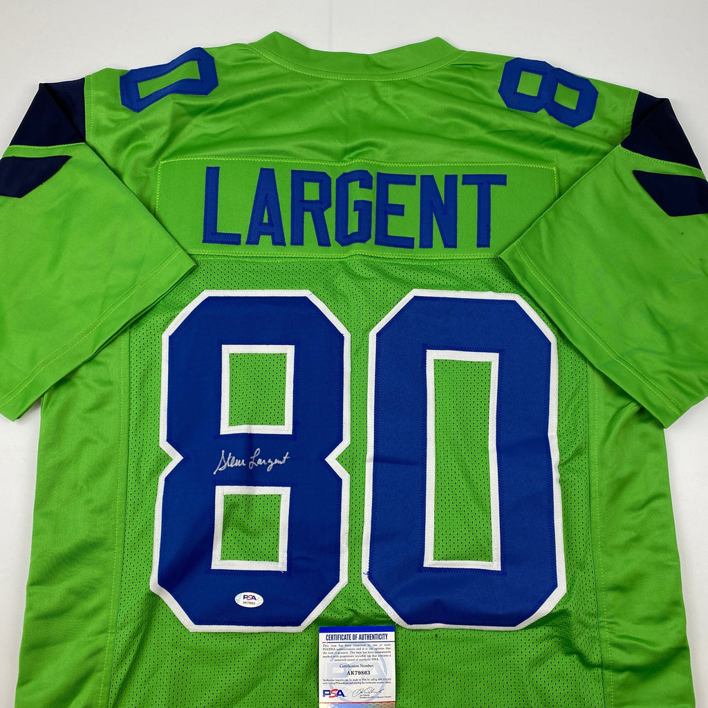 autographed-signed-steve-largent-seattle-green-football-jersey-psa-dna-coa