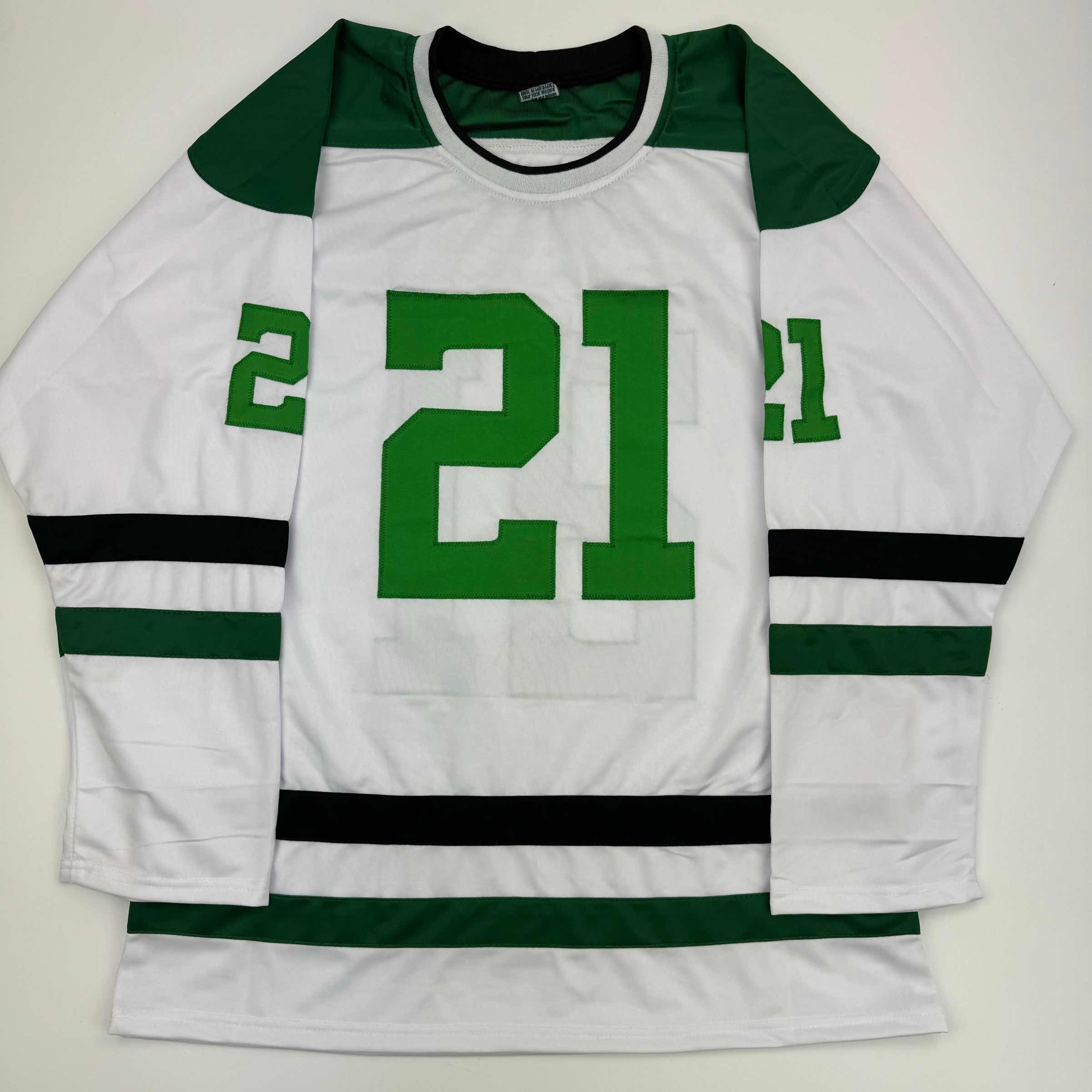 autographed-signed-jason-robertson-dallas-white-hockey-jersey-jsa-coa