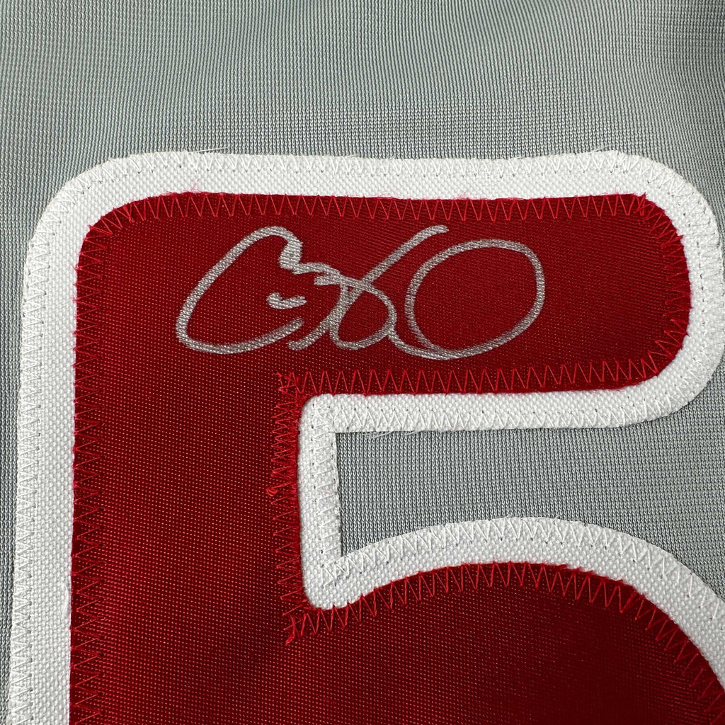 autographed-signed-cole-hamels-philadelphia-grey-baseball-jersey-beckett-bas-coa