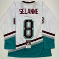 autographed-signed-teemu-selanne-finnish-flash-anaheim-white-retro-hockey-jersey-jsa-coa