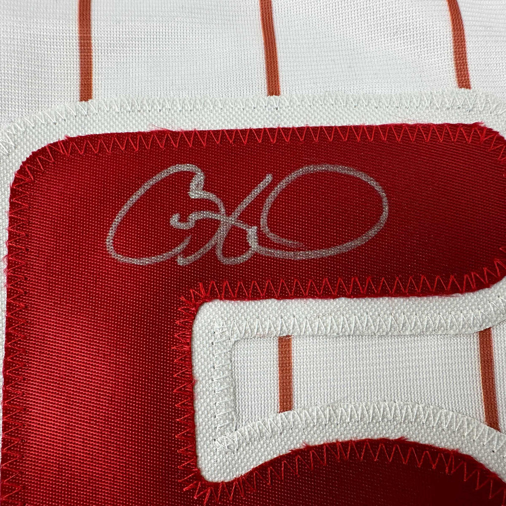 autographed-signed-cole-hamels-philadelphia-pinstripe-baseball-jersey-beckett-bas-coa
