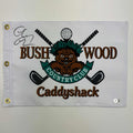autographed-signed-chevy-chase-caddyshack-bushwood-country-club-flag-beckett-bas-coa