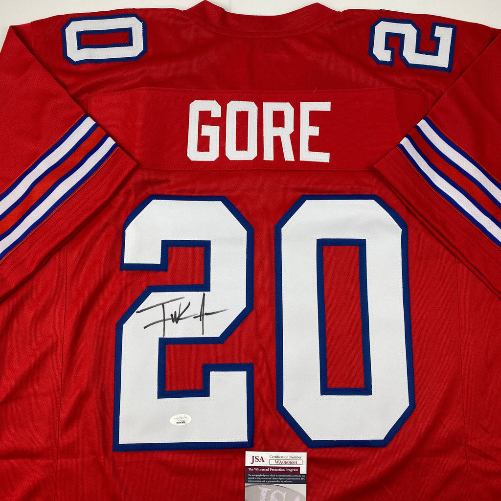 autographed-signed-frank-gore-buffalo-red-football-jersey-jsa-coa