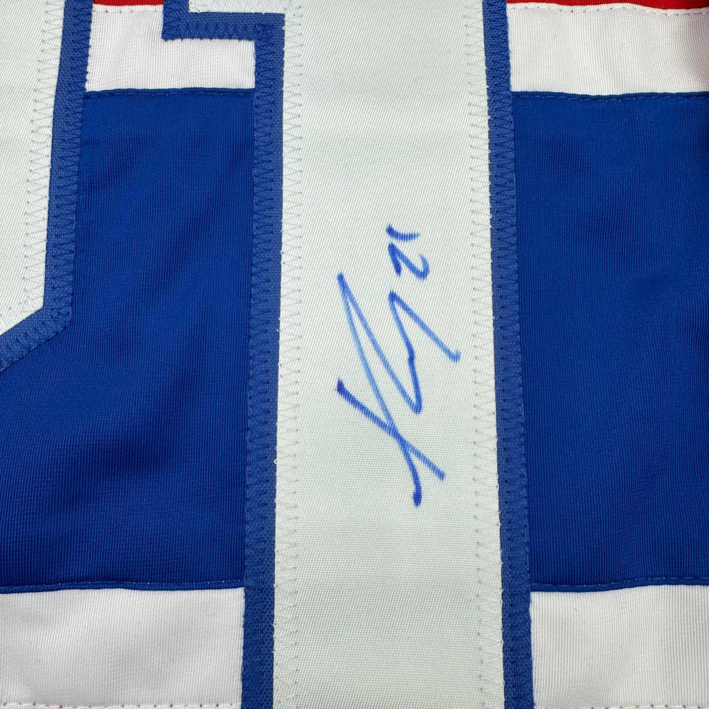 autographed-signed-kaiden-guhle-montreal-red-hockey-jersey-jsa-coa