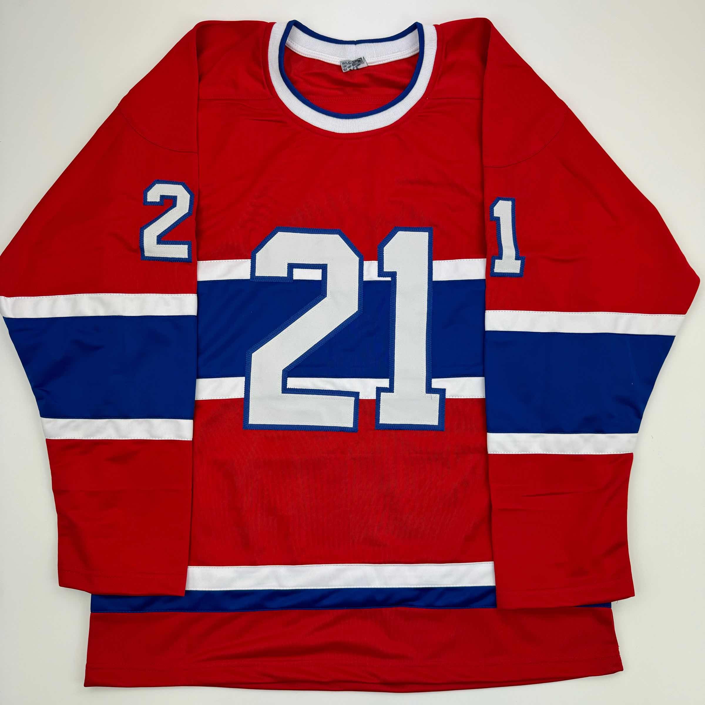 autographed-signed-kaiden-guhle-montreal-red-hockey-jersey-jsa-coa