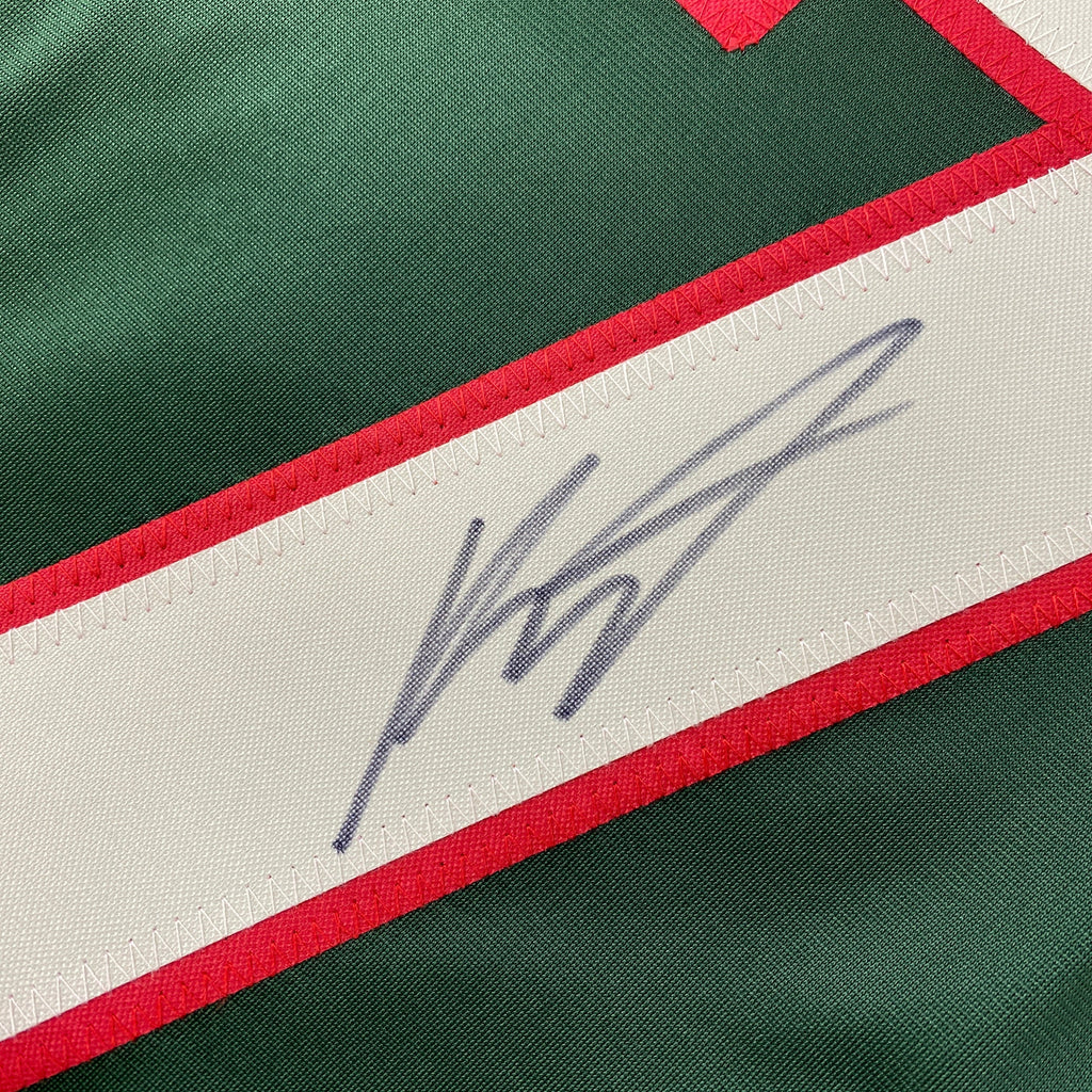 autographed-signed-kirill-kaprizov-minnesota-green-hockey-jersey-beckett-bas-coa