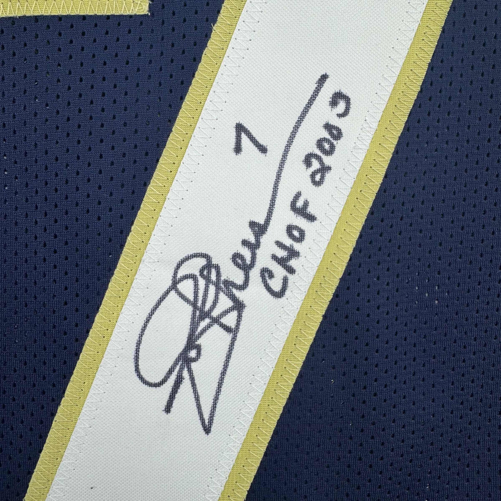 autographed-signed-joe-theismann-chof-2003-notre-dame-blue-college-football-jersey-jsa-coa
