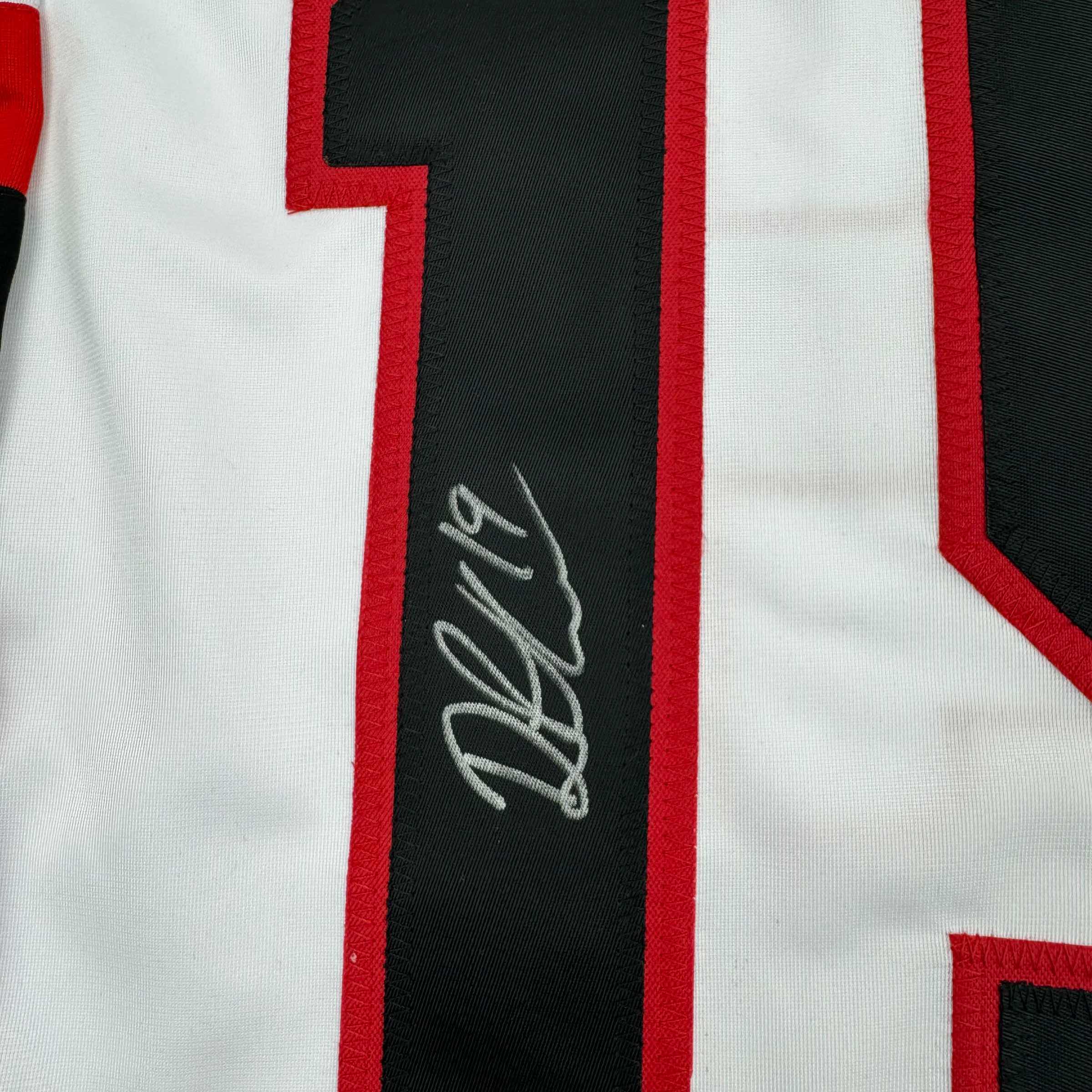 autographed-signed-drake-batherson-ottawa-white-hockey-jersey-jsa-coa