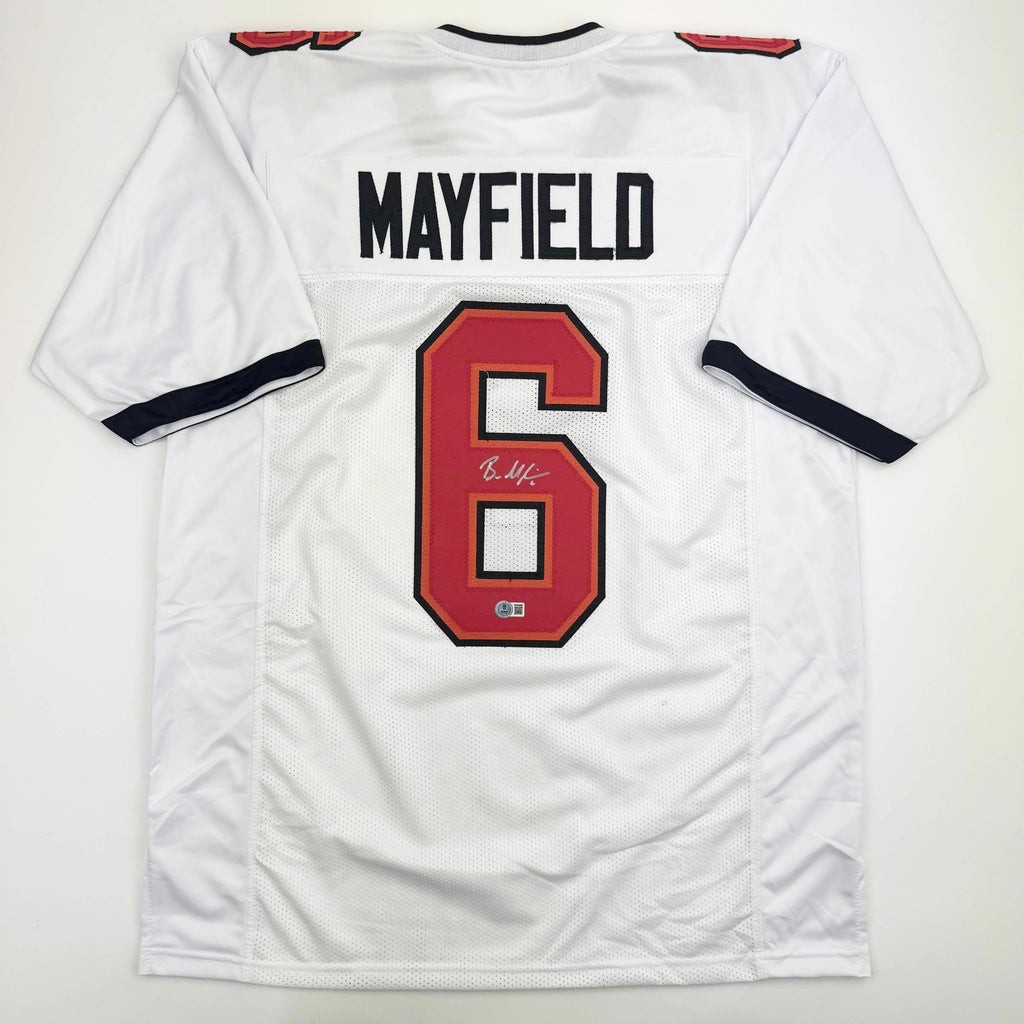 autographed-signed-baker-mayfield-tampa-bay-white-football-jersey-beckett-bas-coa