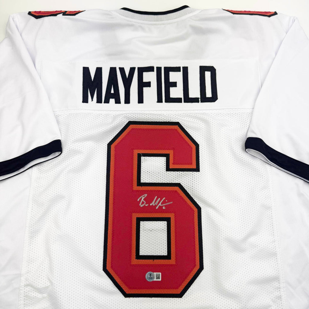 autographed-signed-baker-mayfield-tampa-bay-white-football-jersey-beckett-bas-coa