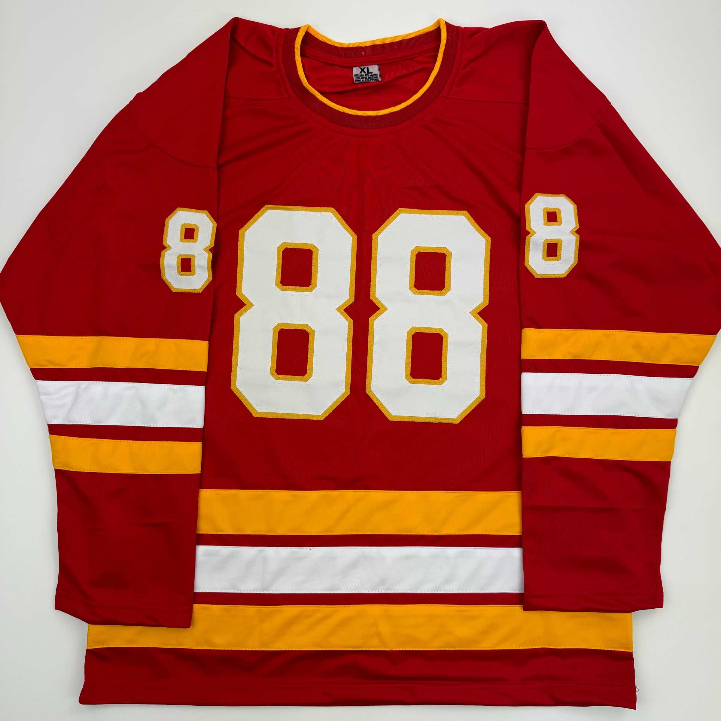 autographed-signed-andrew-mangiapane-calgary-red-hockey-jersey-jsa-coa