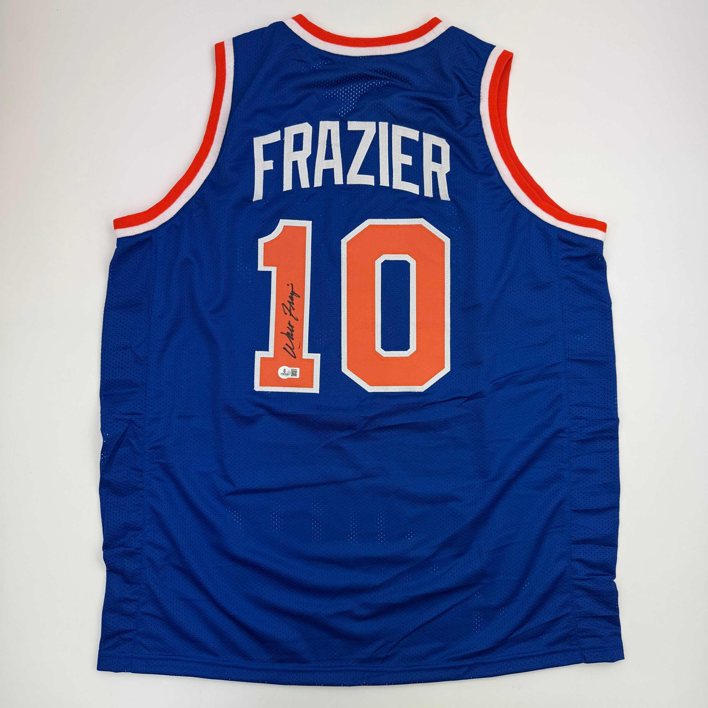 autographed-signed-walt-frazier-new-york-blue-basketball-jersey-psa-dna-coa
