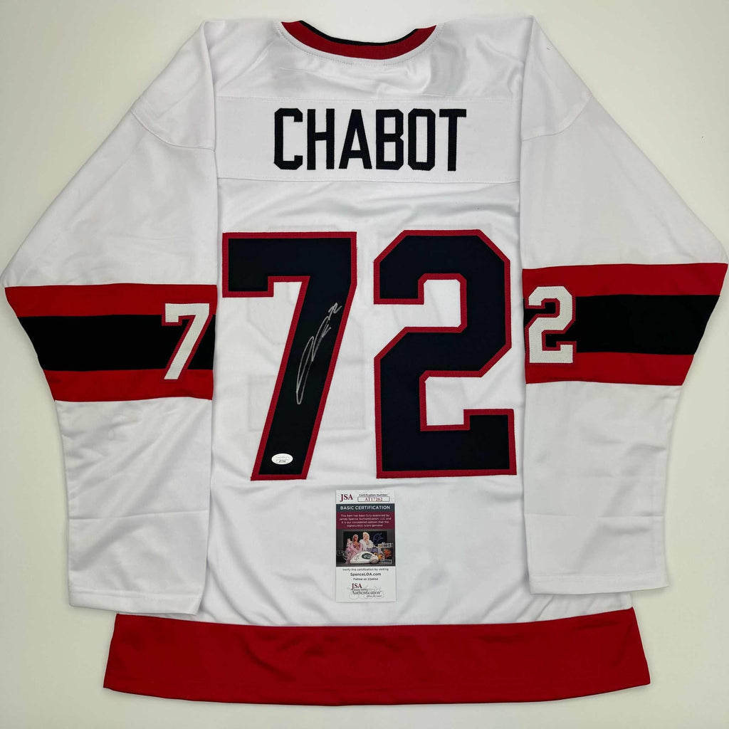 autographed-signed-thomas-chabot-ottawa-white-hockey-jersey-jsa-coa