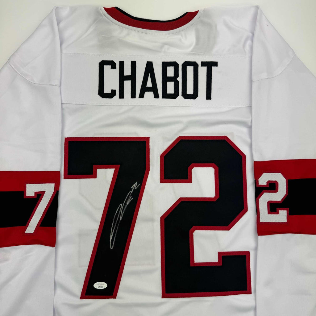autographed-signed-thomas-chabot-ottawa-white-hockey-jersey-jsa-coa