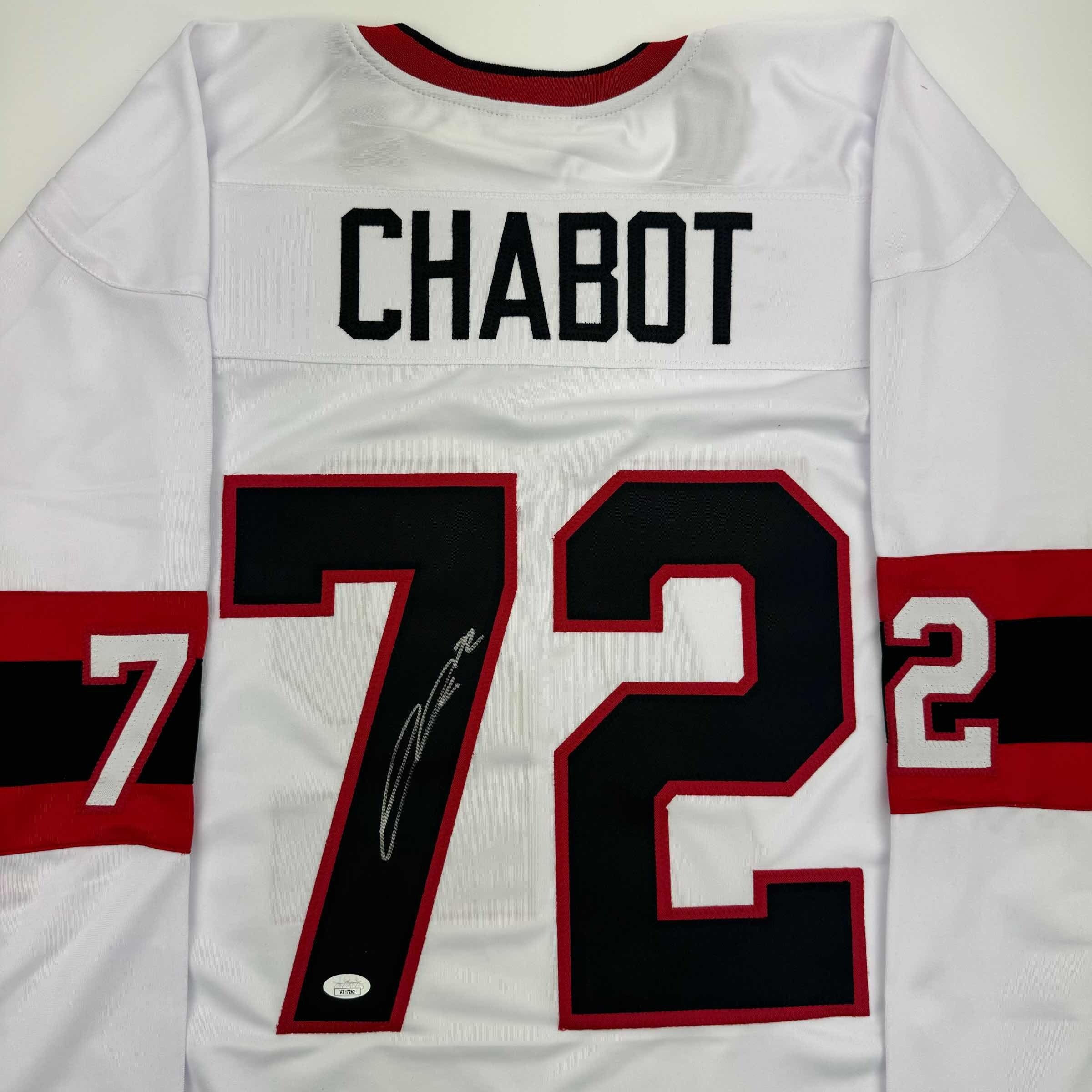 autographed-signed-thomas-chabot-ottawa-white-hockey-jersey-jsa-coa