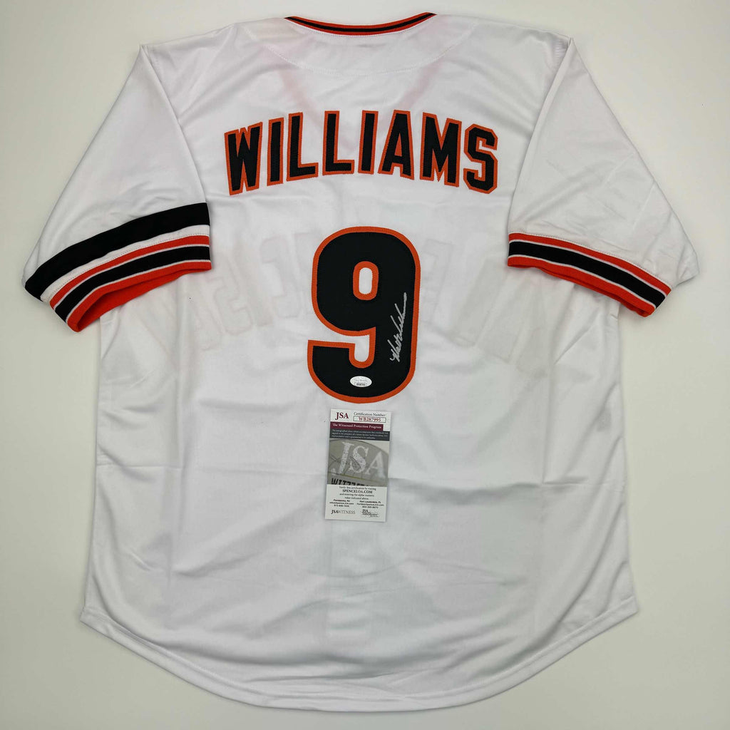 autographed-signed-matt-williams-san-francisco-white-baseball-jersey-jsa-coa