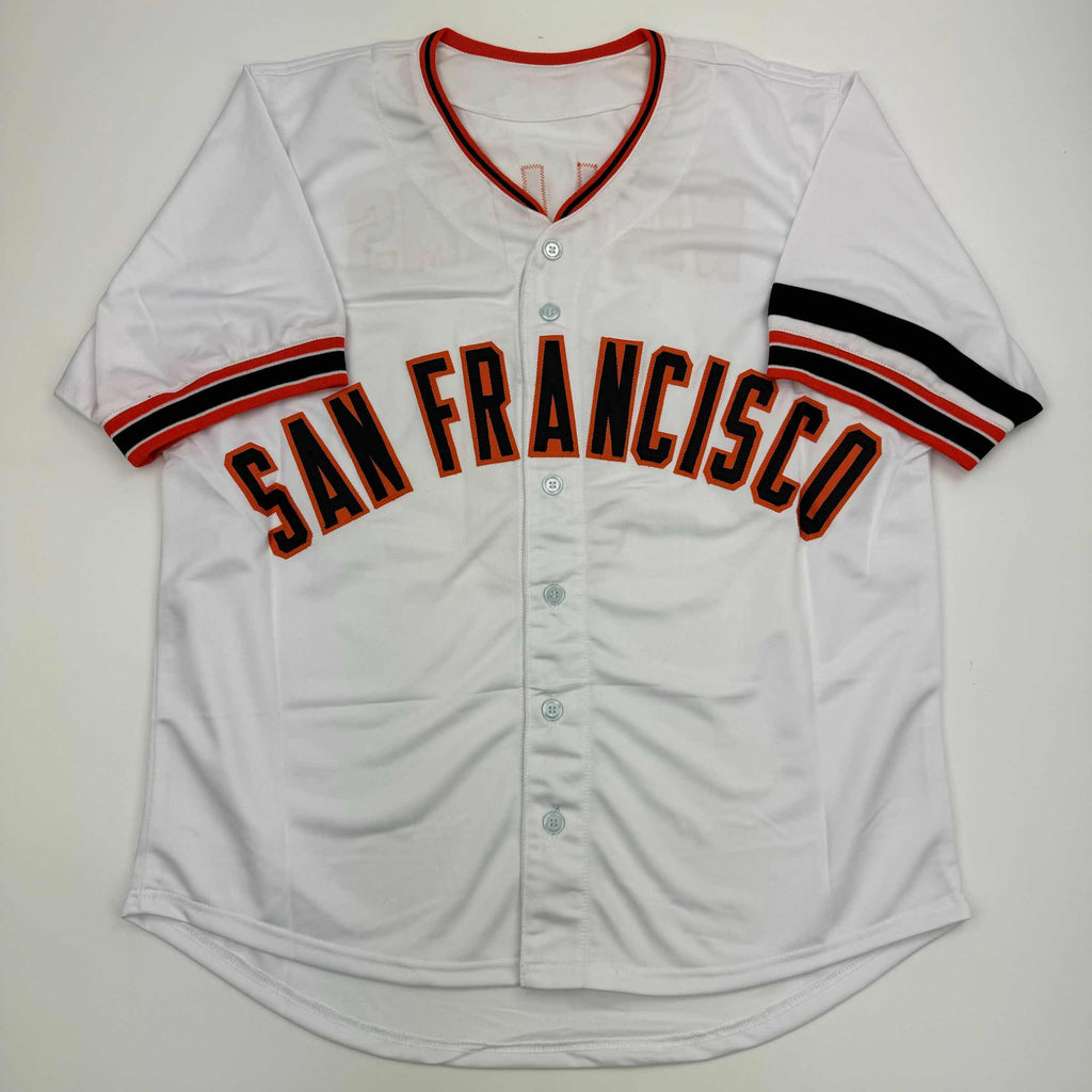 autographed-signed-matt-williams-san-francisco-white-baseball-jersey-jsa-coa
