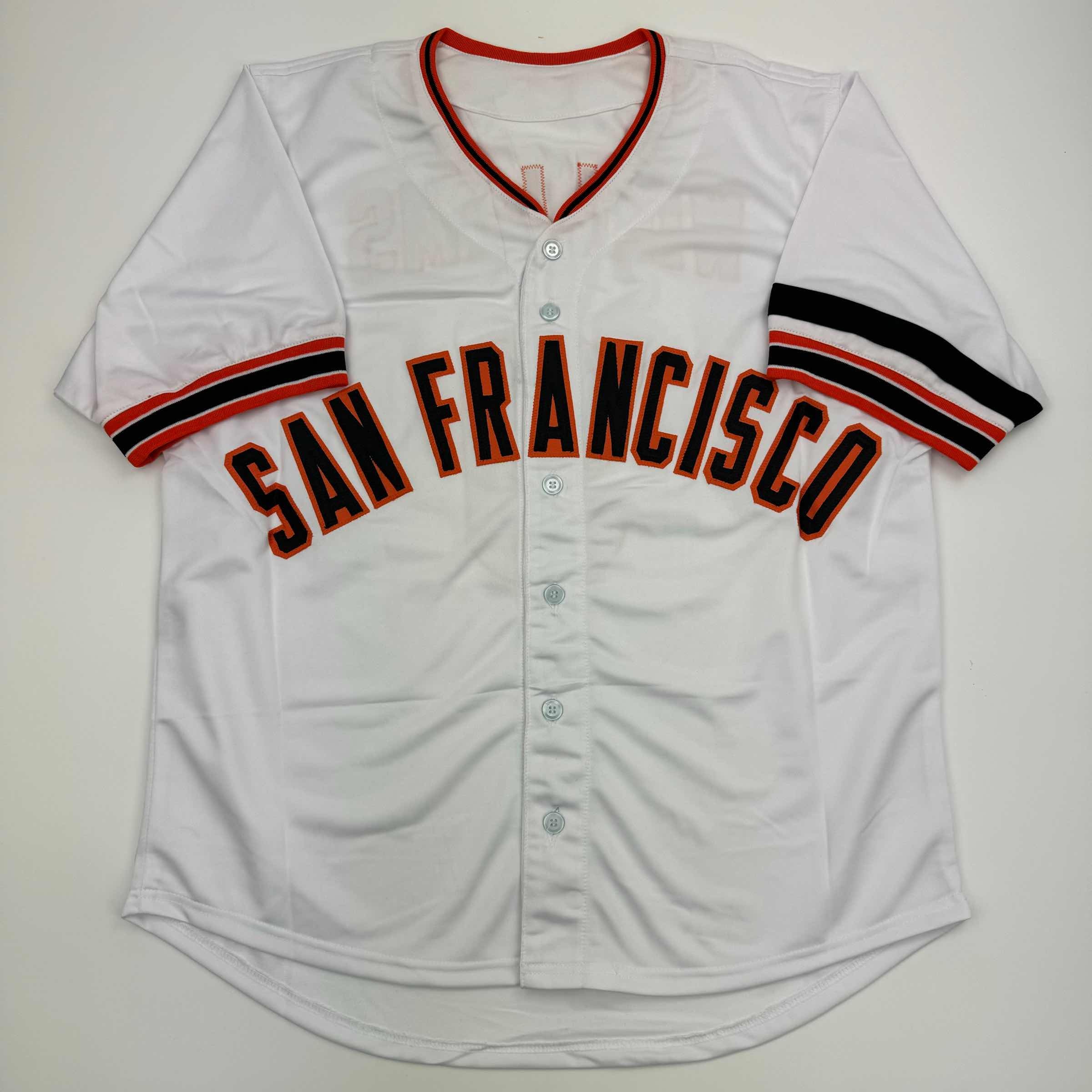 autographed-signed-matt-williams-san-francisco-white-baseball-jersey-jsa-coa