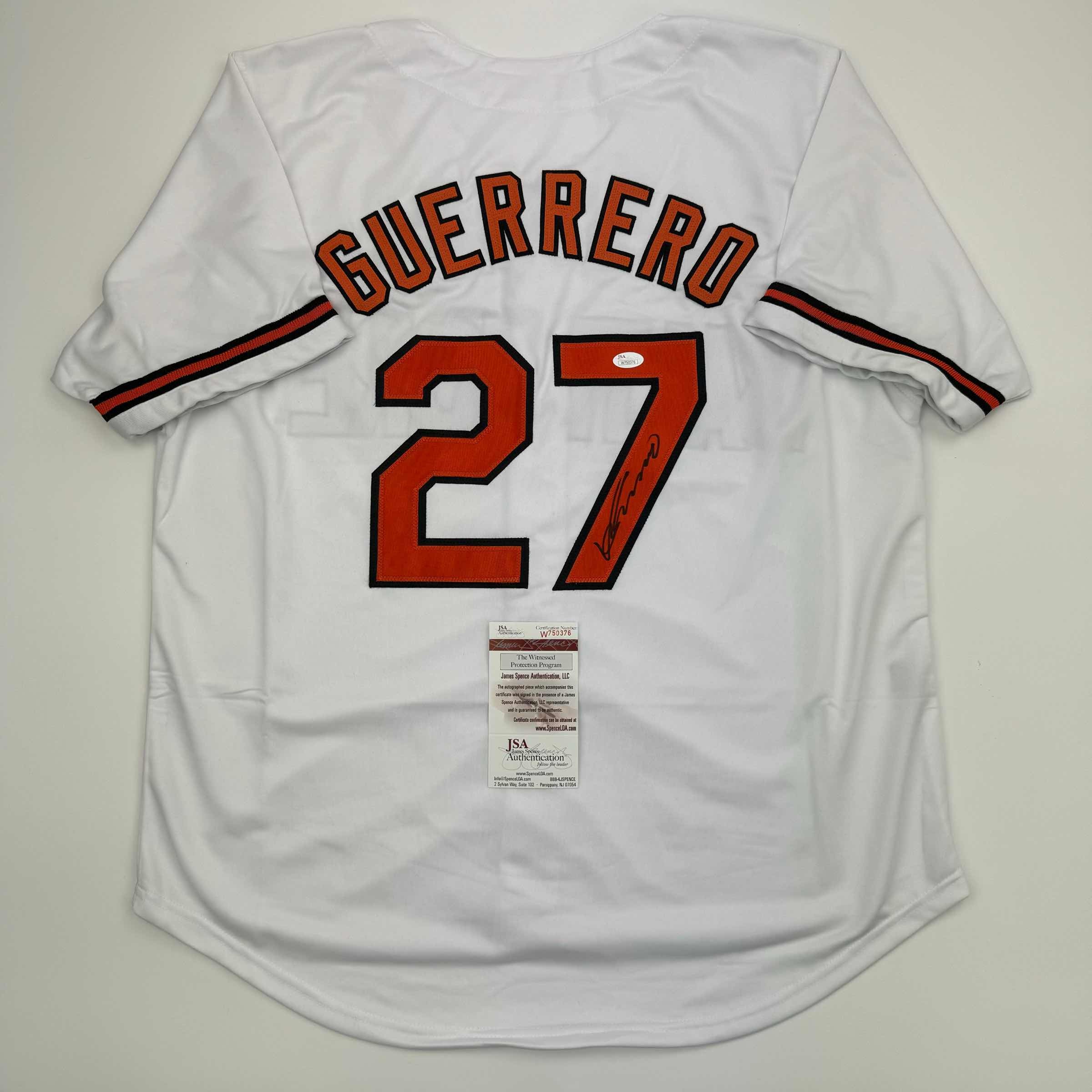 autographed-signed-vladimir-guerrero-baltimore-white-baseball-jersey-jsa-coa