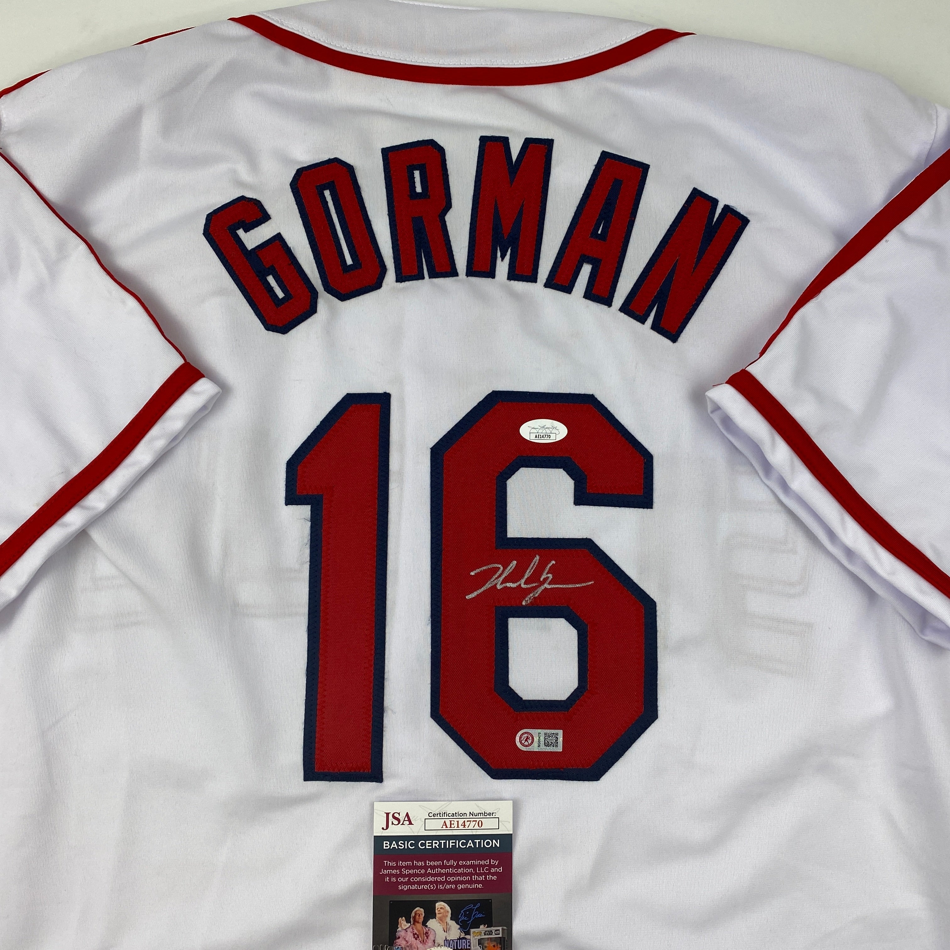 autographed-signed-nolan-gorman-st-louis-white-baseball-jersey-jsa-coa