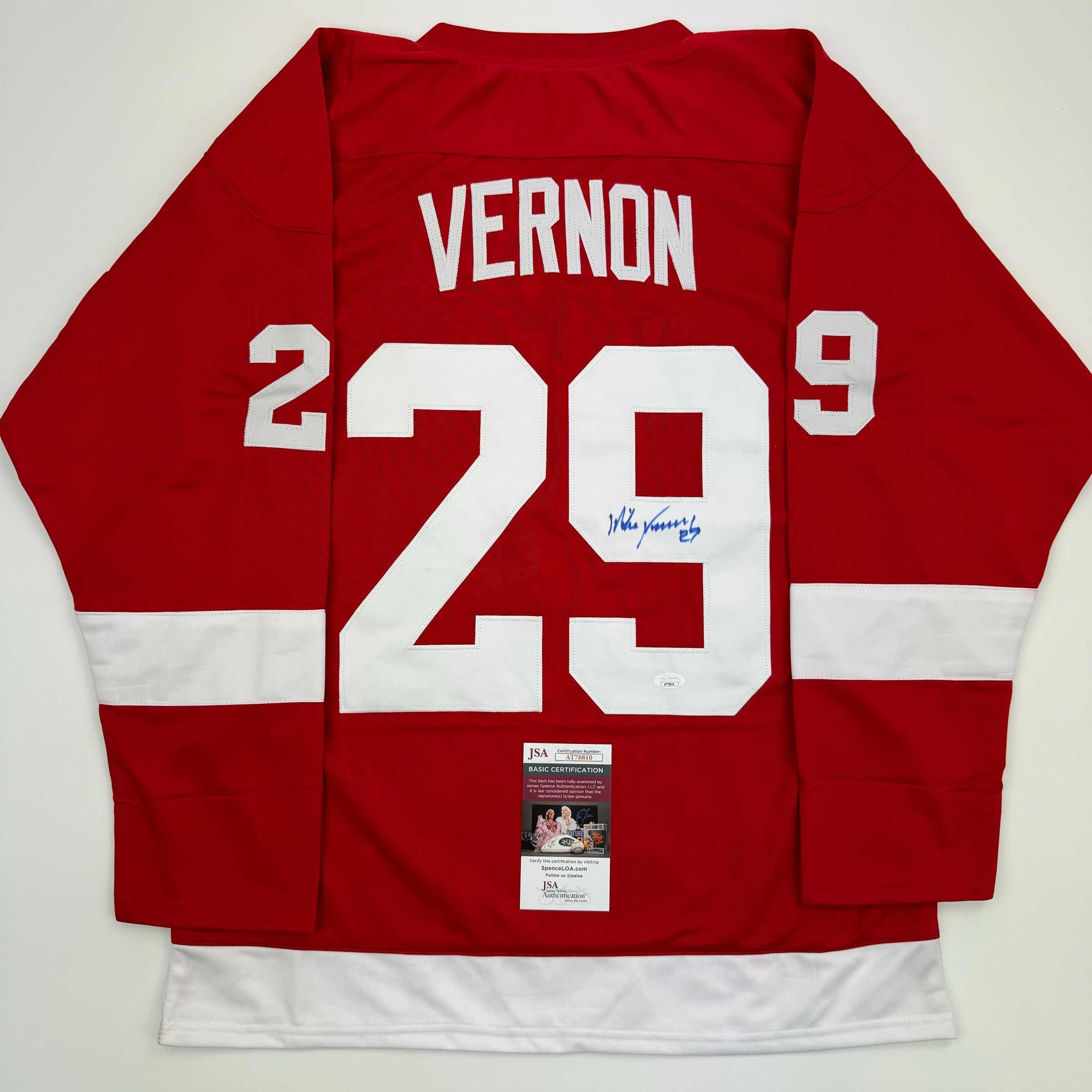 autographed-signed-mike-vernon-detroit-red-hockey-jersey-jsa-coa