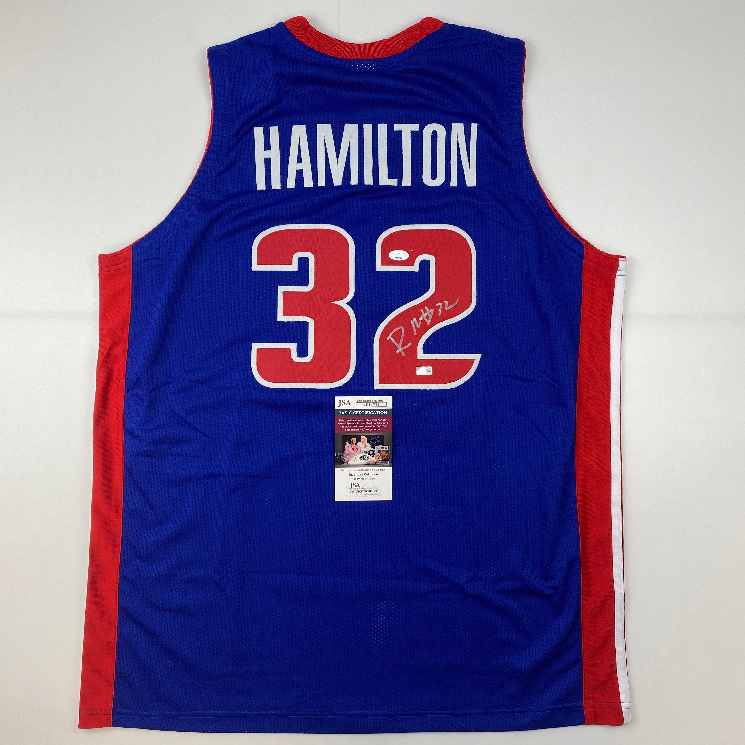 autographed-signed-richard-rip-hamilton-detroit-blue-basketball-jersey-jsa-coa
