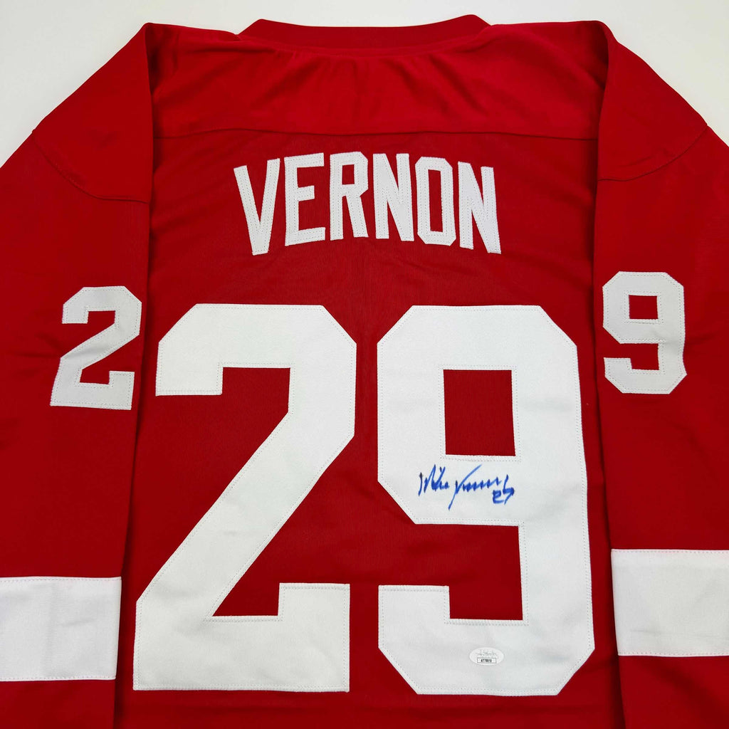autographed-signed-mike-vernon-detroit-red-hockey-jersey-jsa-coa