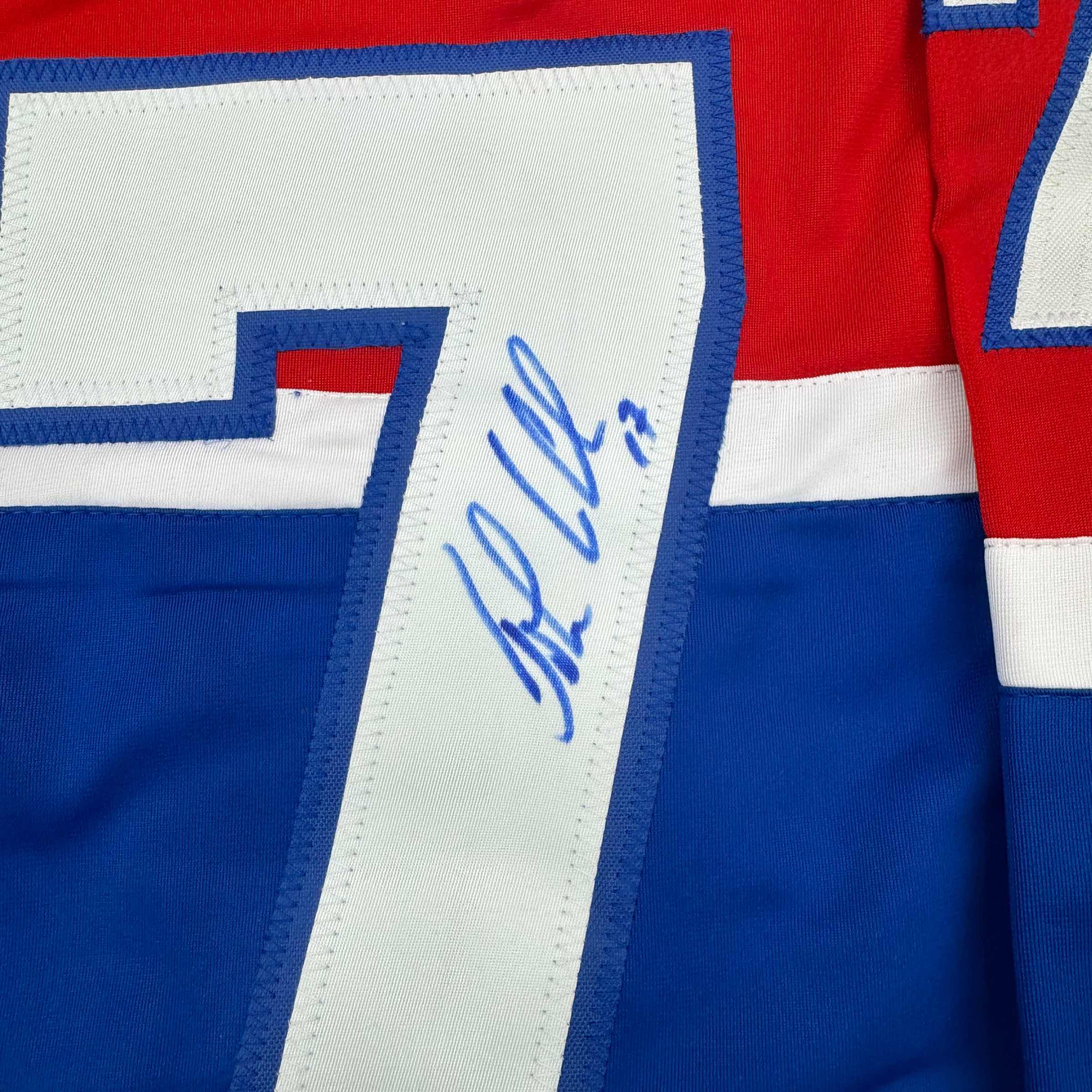 autographed-signed-john-leclair-montreal-red-hockey-jersey-jsa-coa