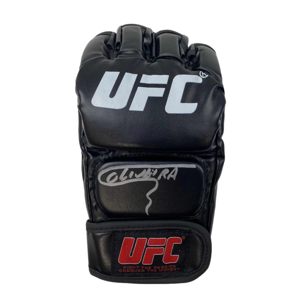 autographed-signed-charles-oliveira-ufc-mma-ultimate-fighting-black-glove-beckett-bas-coa
