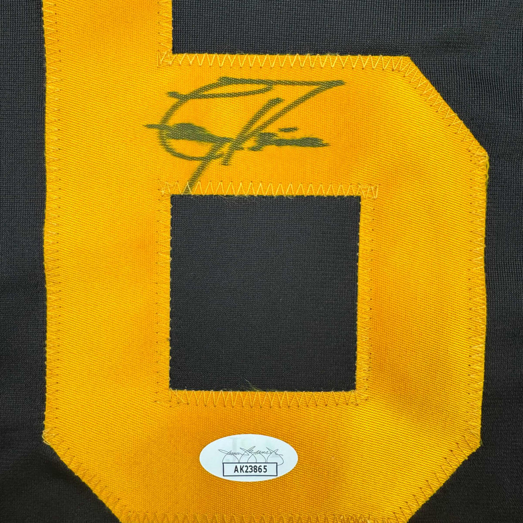 autographed-signed-tony-pena-pittsburgh-black-baseball-jersey-jsa-coa