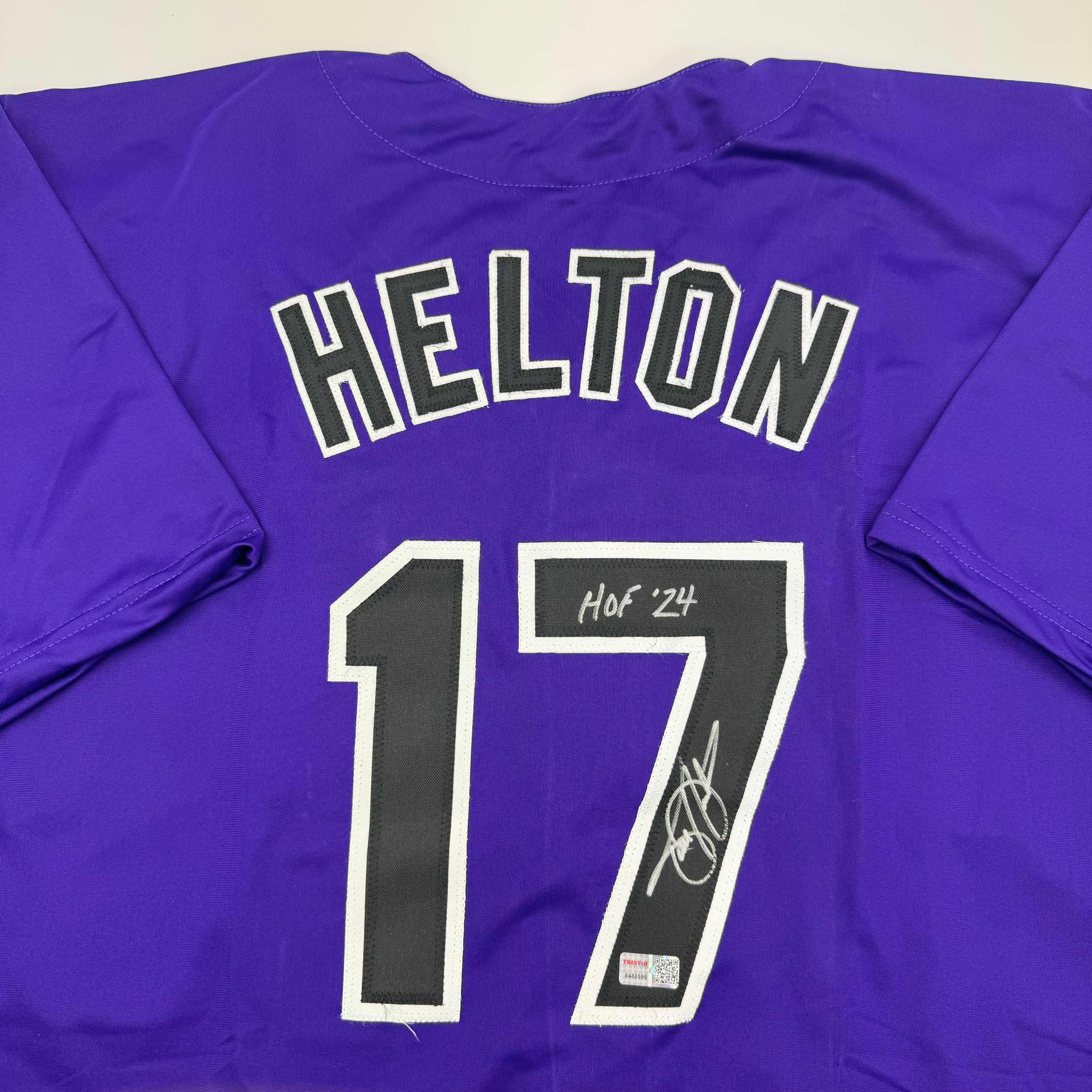 autographed-signed-todd-helton-hof-24-colorado-purple-baseball-jersey-tristar-coa