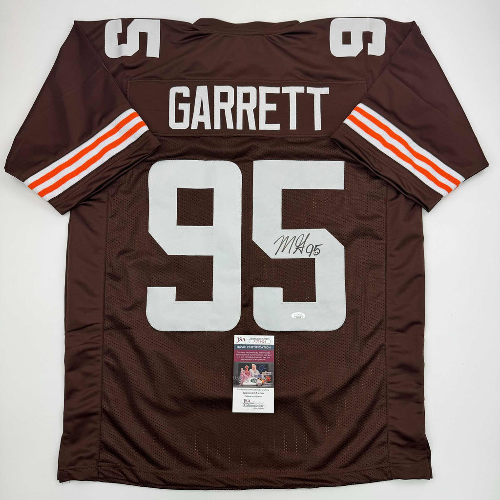 autographed-signed-myles-garrett-cleveland-brown-football-jersey-jsa-coa