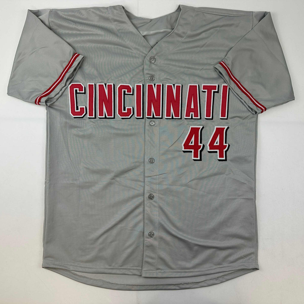 autographed-signed-elly-de-la-cruz-cincinnati-grey-baseball-jersey-beckett-bas-coa