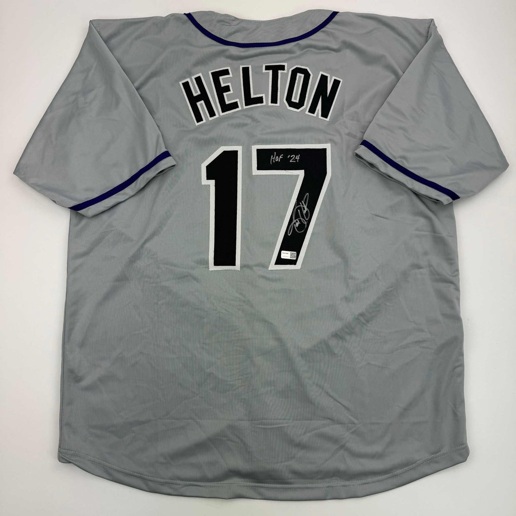 autographed-signed-todd-helton-hof-24-colorado-grey-baseball-jersey-tristar-coa