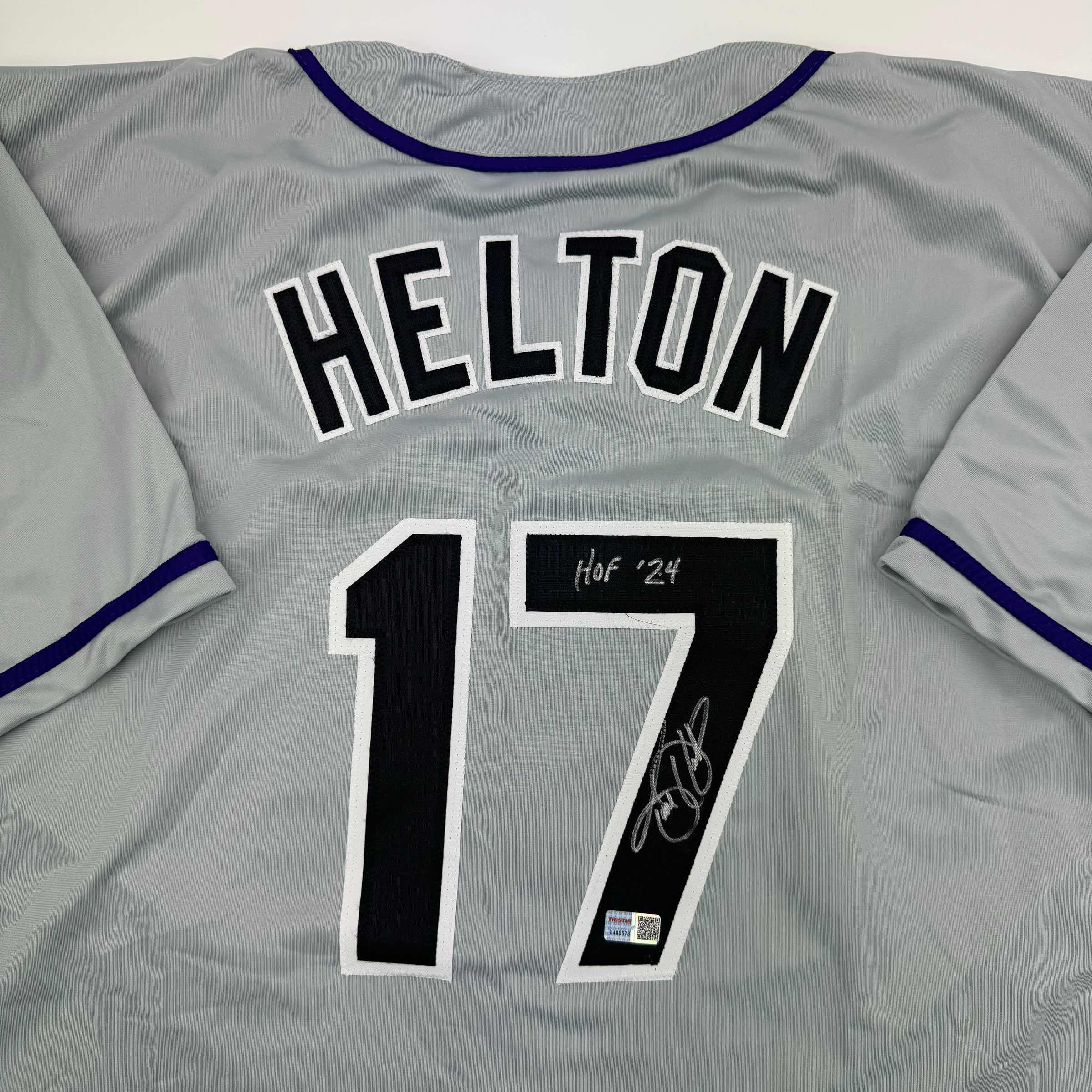 autographed-signed-todd-helton-hof-24-colorado-grey-baseball-jersey-tristar-coa