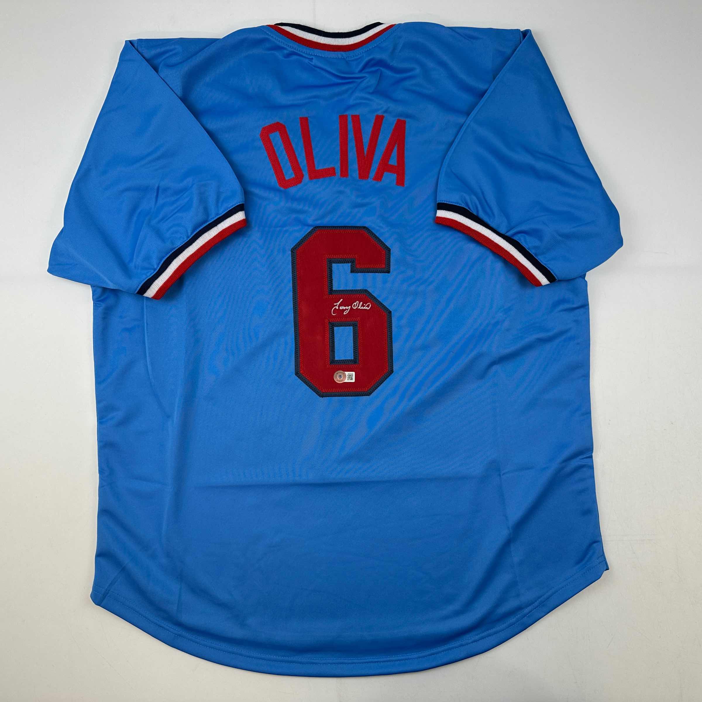 autographed-signed-tony-oliva-minnesota-light-blue-baseball-jersey-beckett-bas-coa