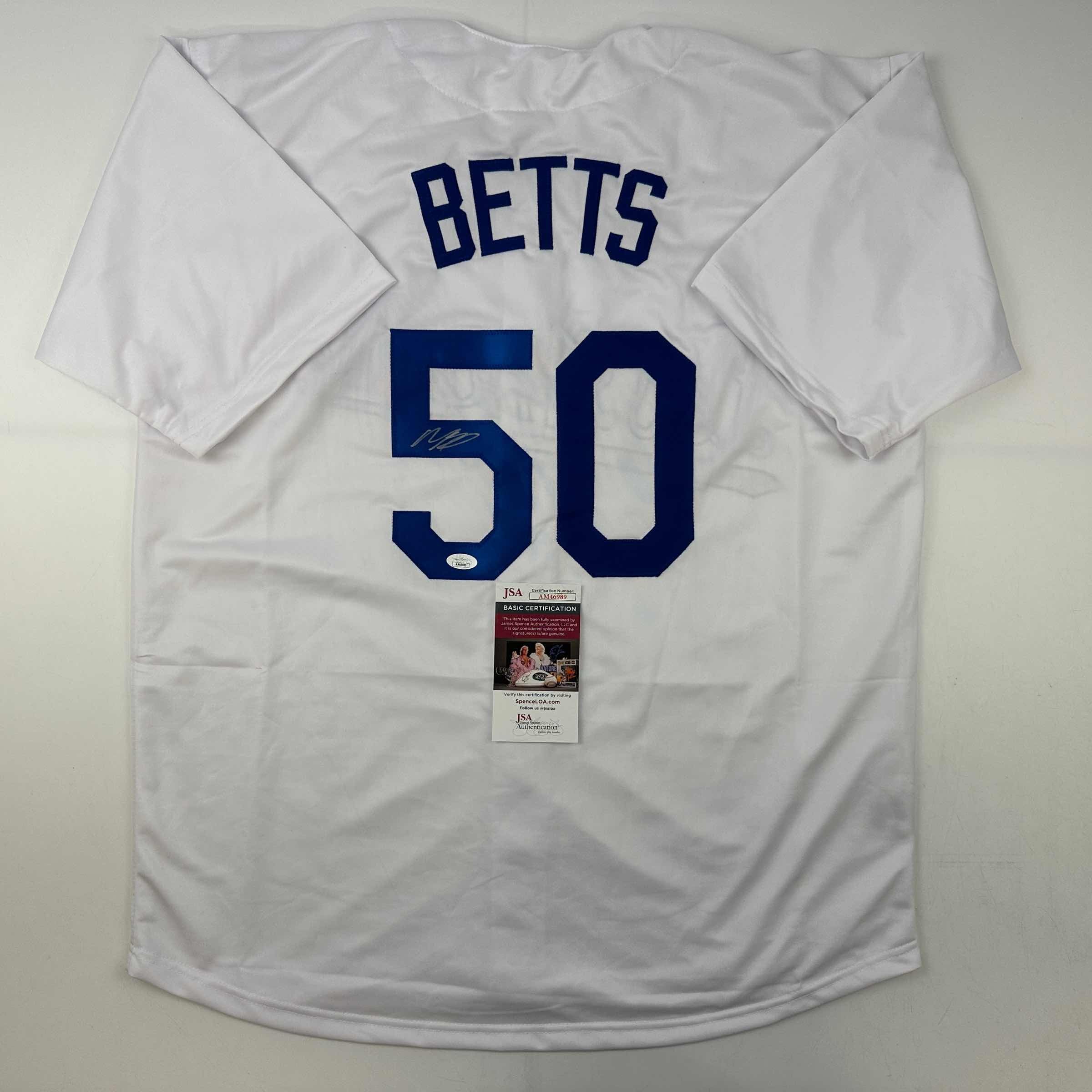 autographed-signed-mookie-betts-los-angeles-la-white-baseball-jersey-jsa-coa