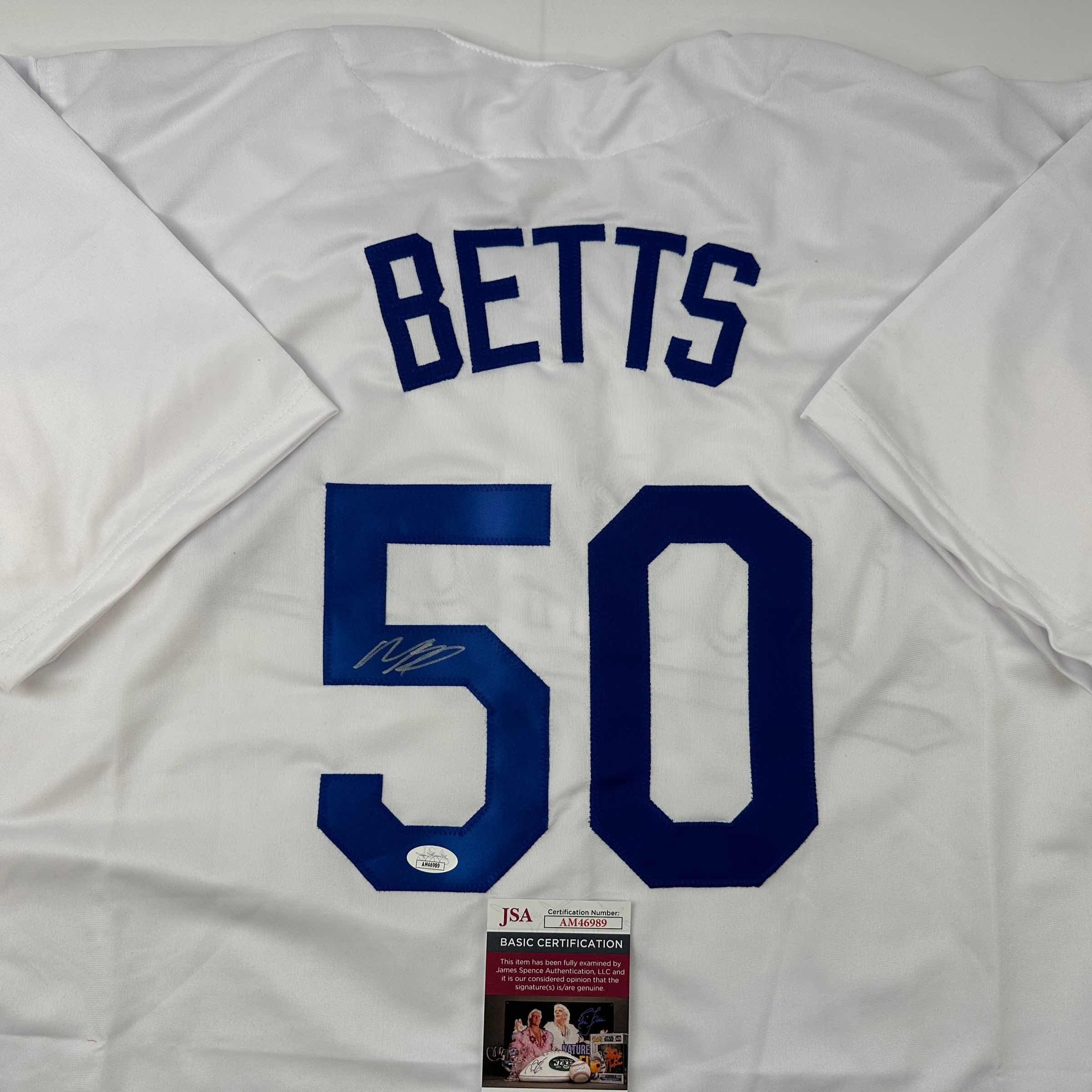 autographed-signed-mookie-betts-los-angeles-la-white-baseball-jersey-jsa-coa