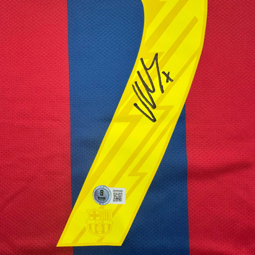 autographed-signed-david-villa-fc-barcelona-blue-soccer-jersey-beckett-bas-coa