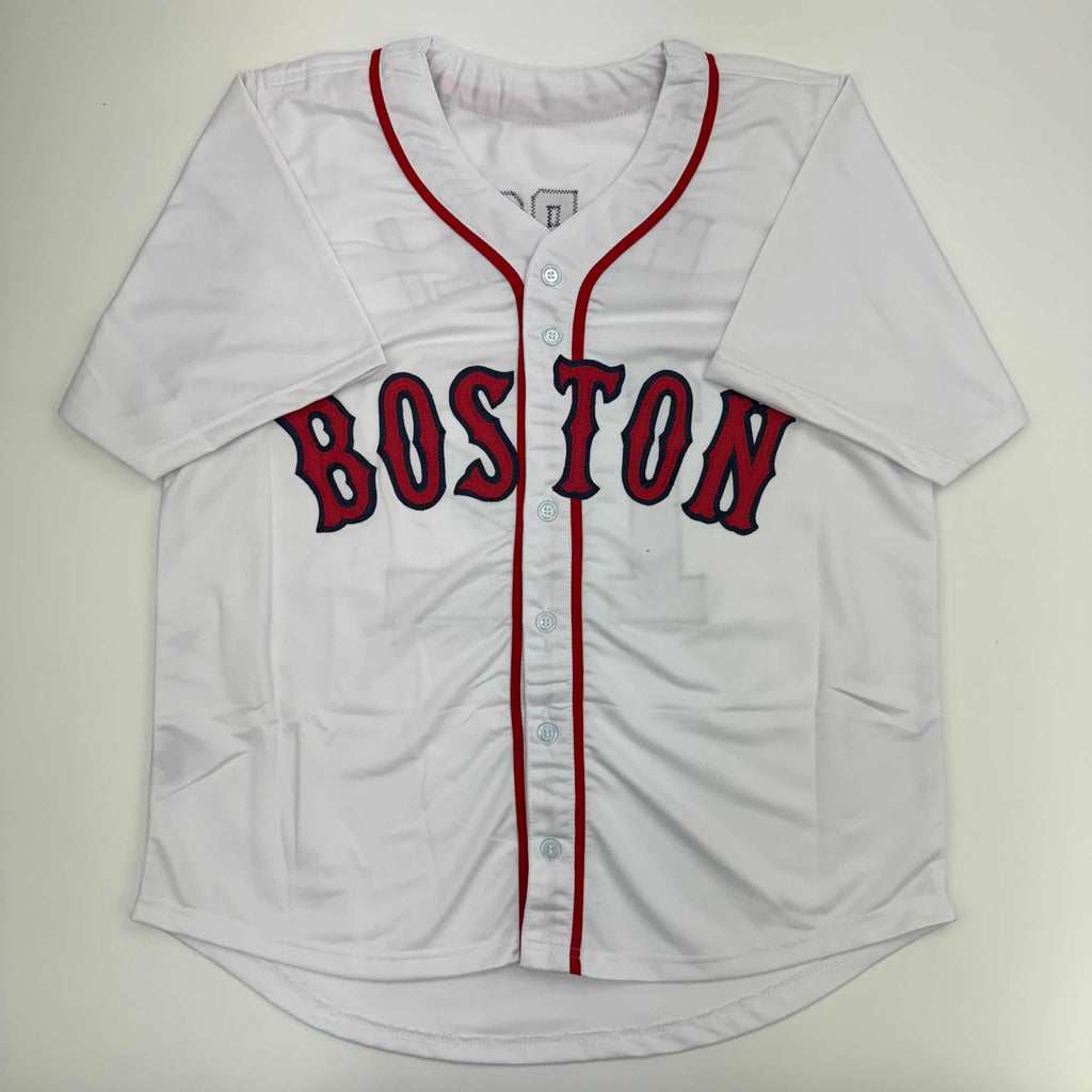 autographed-signed-mike-napoli-boston-red-sox-white-baseball-jersey-jsa-coa
