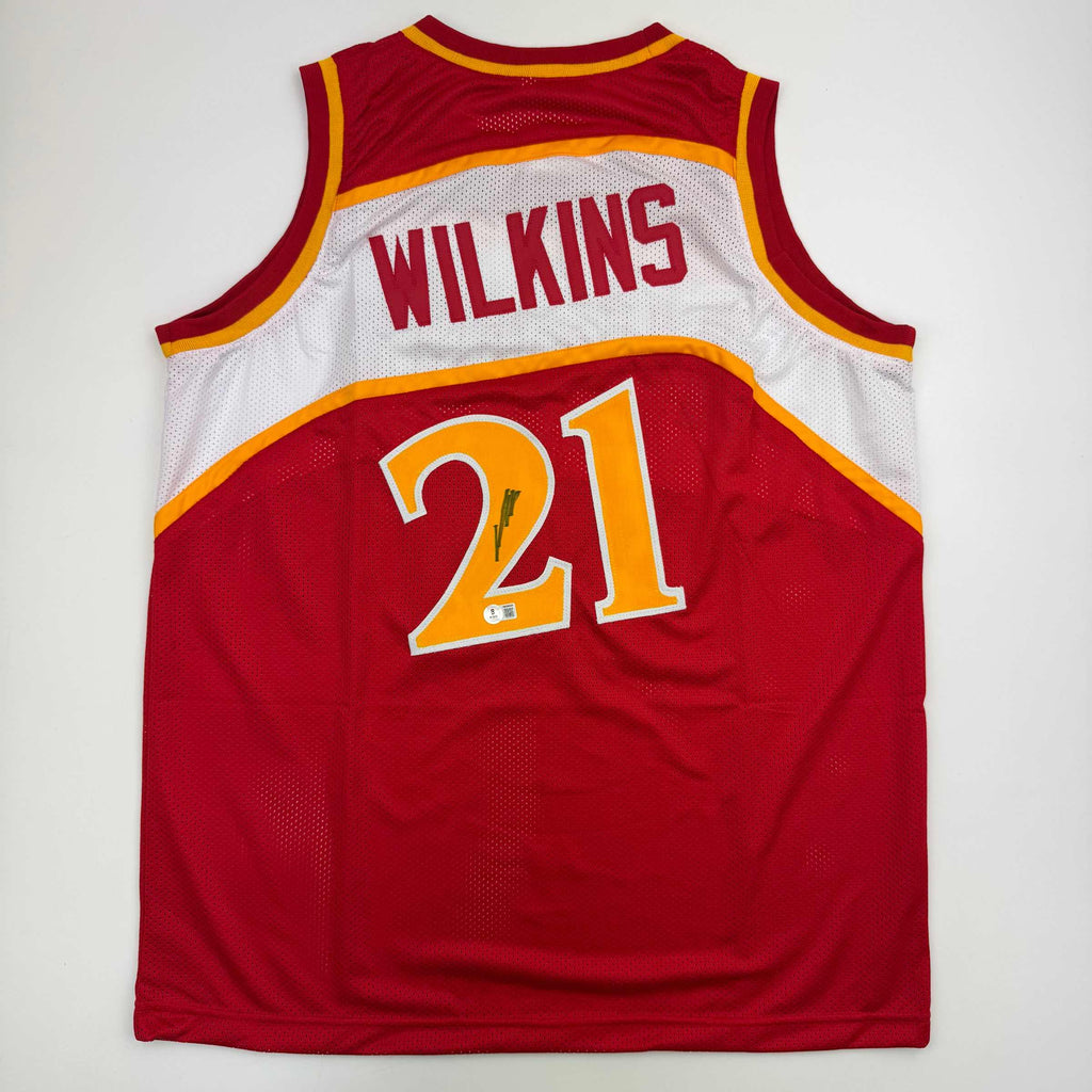 autographed-signed-dominique-wilkins-atlanta-red-basketball-jersey-beckett-bas-coa