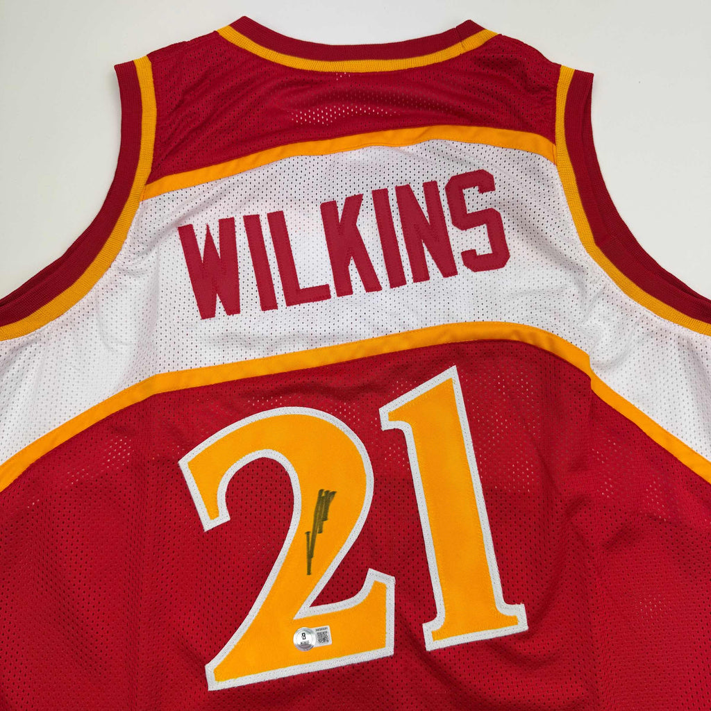 autographed-signed-dominique-wilkins-atlanta-red-basketball-jersey-beckett-bas-coa