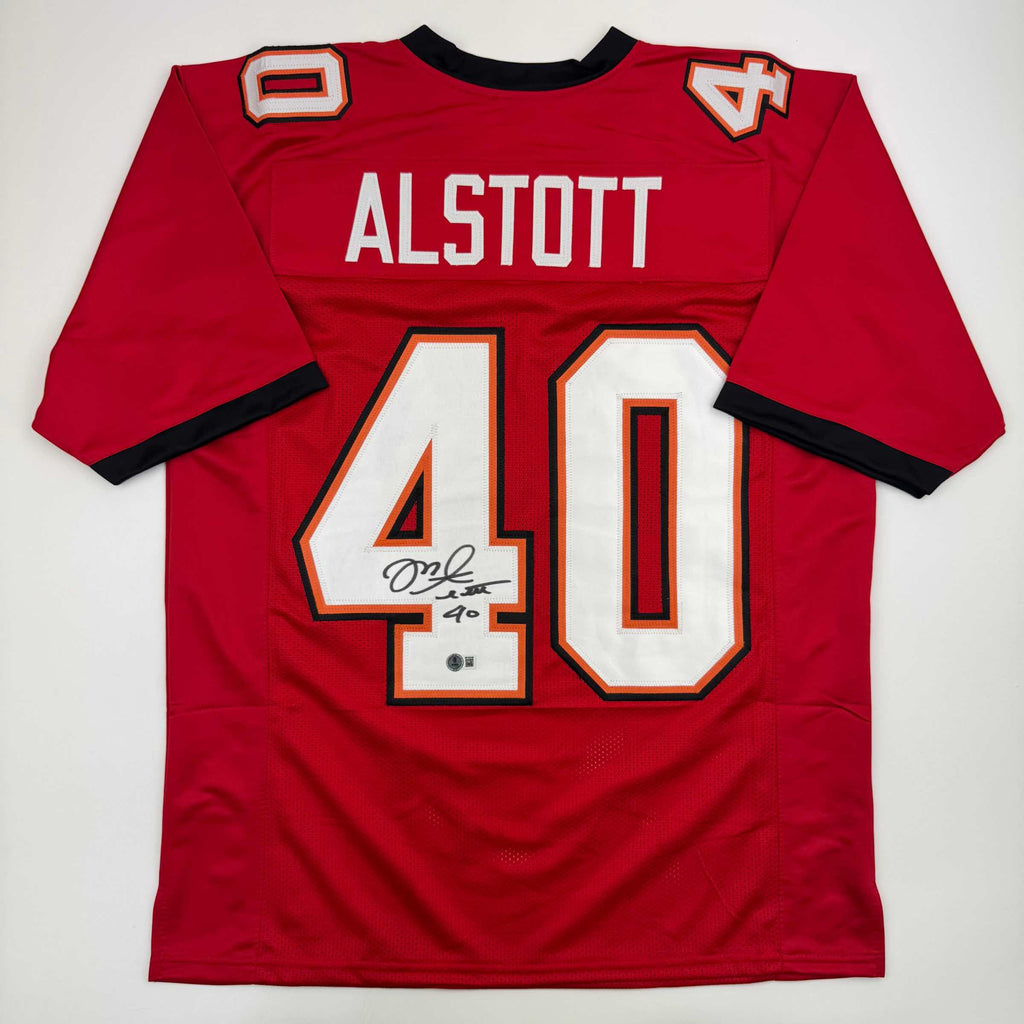 autographed-signed-mike-alstott-tampa-bay-red-football-jersey-beckett-bas-coa