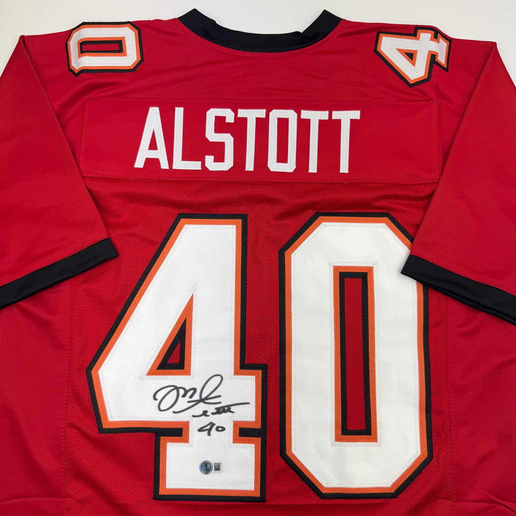autographed-signed-mike-alstott-tampa-bay-red-football-jersey-beckett-bas-coa
