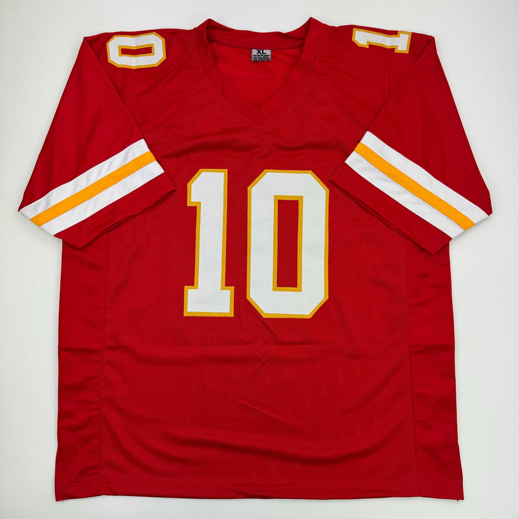 autographed-signed-isiah-pacheco-kansas-city-red-football-jersey-jsa-coa