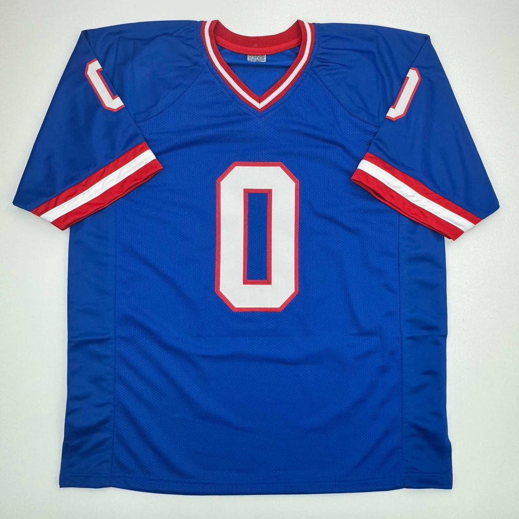 autographed-signed-brian-burns-new-york-retro-blue-football-jersey-jsa-coa