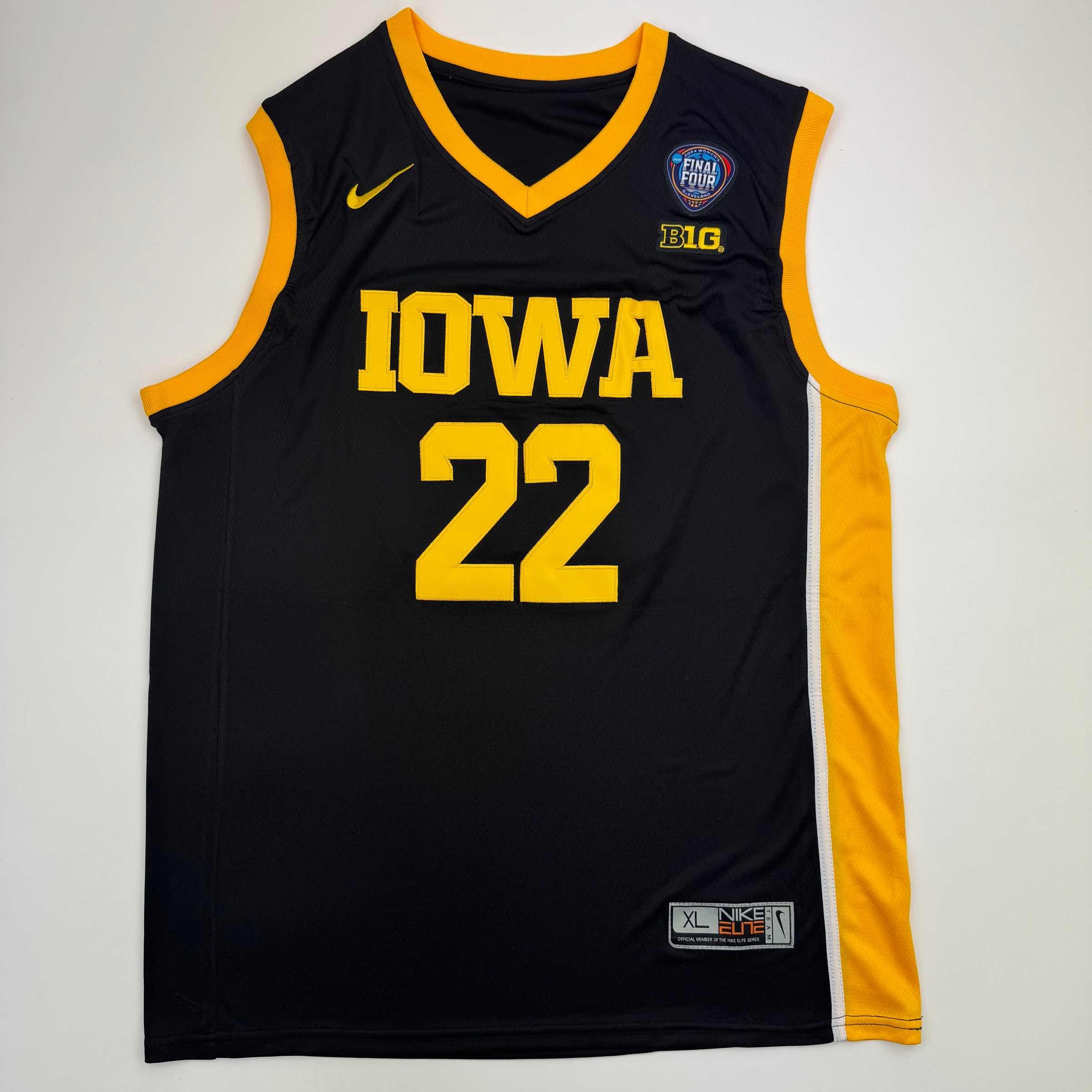 autographed-signed-caitlin-clark-iowa-black-basketball-jersey-panini-coa