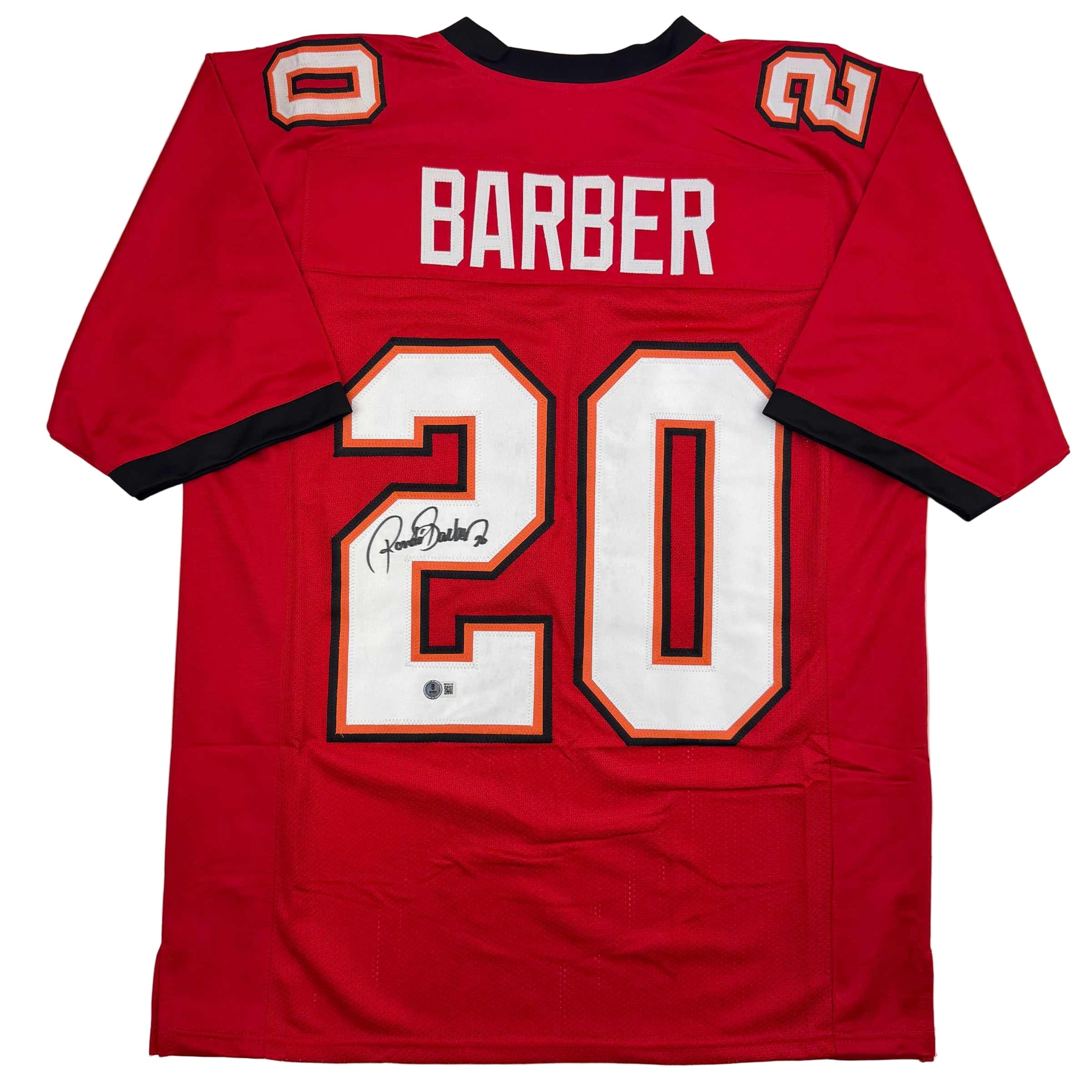 autographed-signed-ronde-barber-tampa-bay-red-football-jersey-beckett-bas-coa