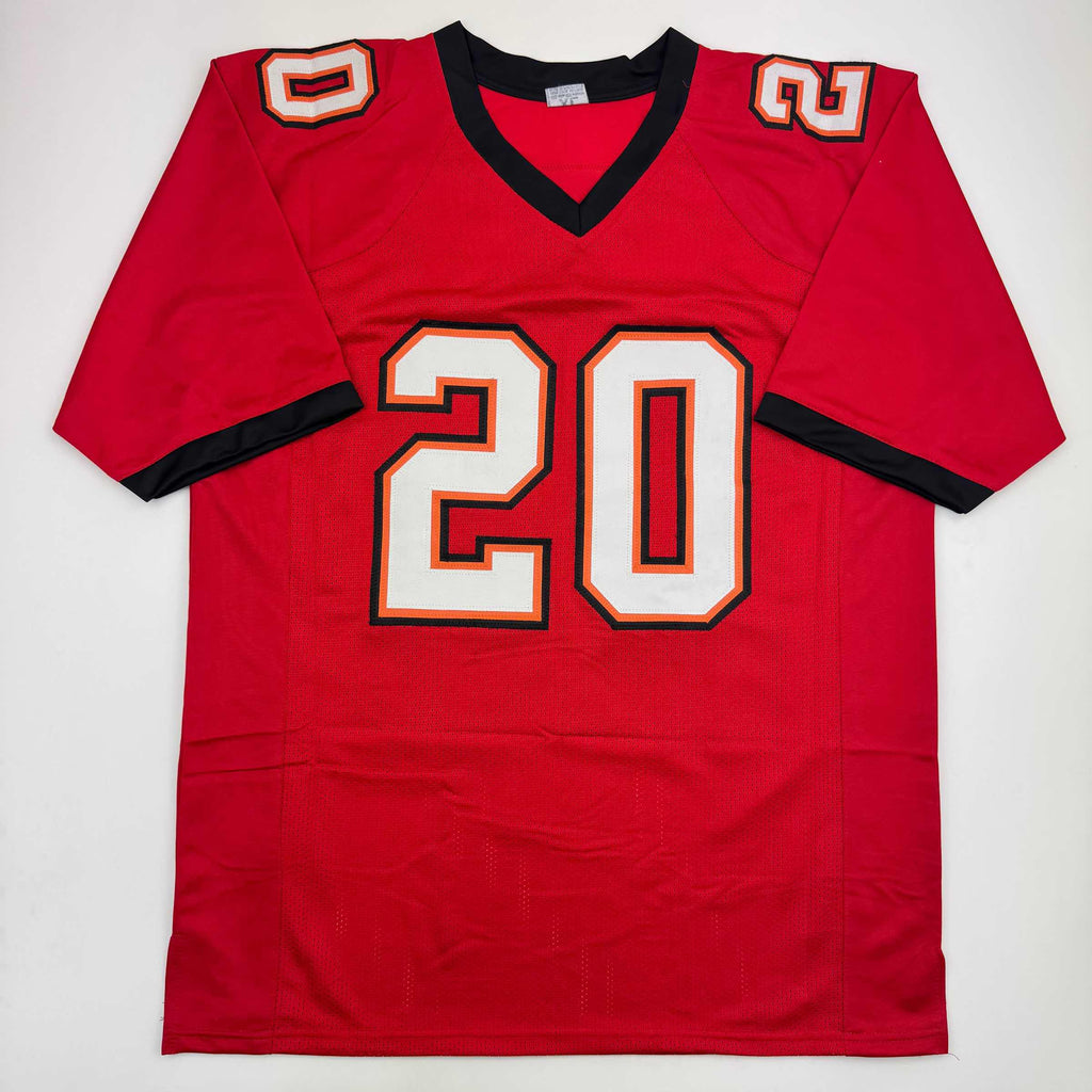 autographed-signed-ronde-barber-tampa-bay-red-football-jersey-beckett-bas-coa